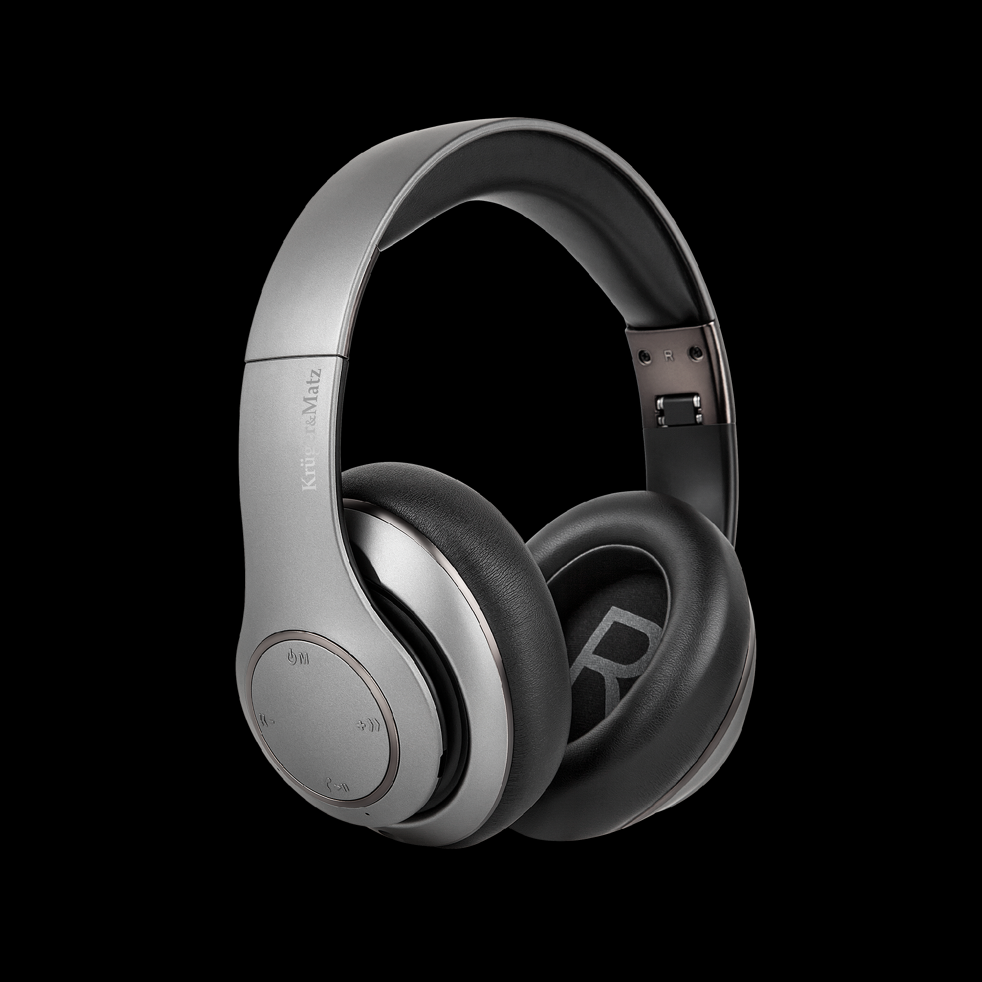Kruger&Matz Bezdrôtové slúchadlá na uší Street 3 Wireless, strieborné