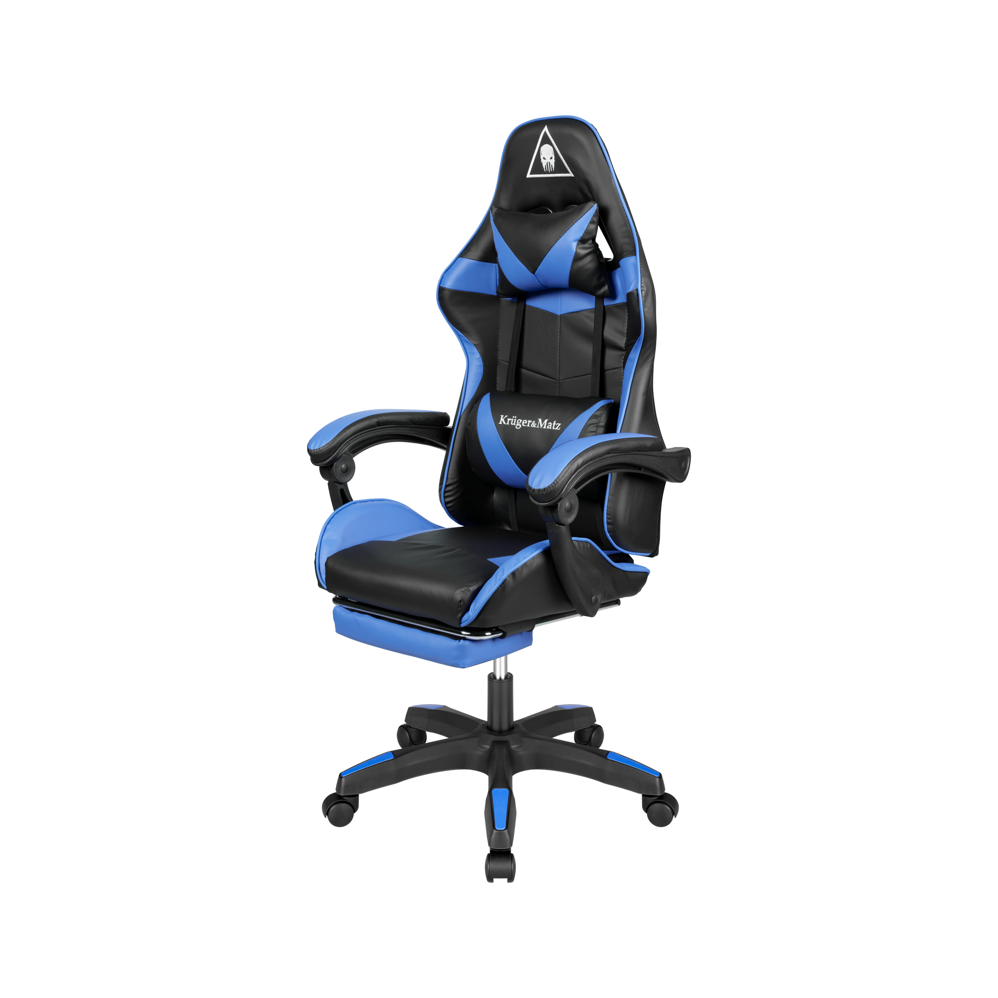 Herná stolička Kruger&Matz Warrior GX-150 čierno-modrá