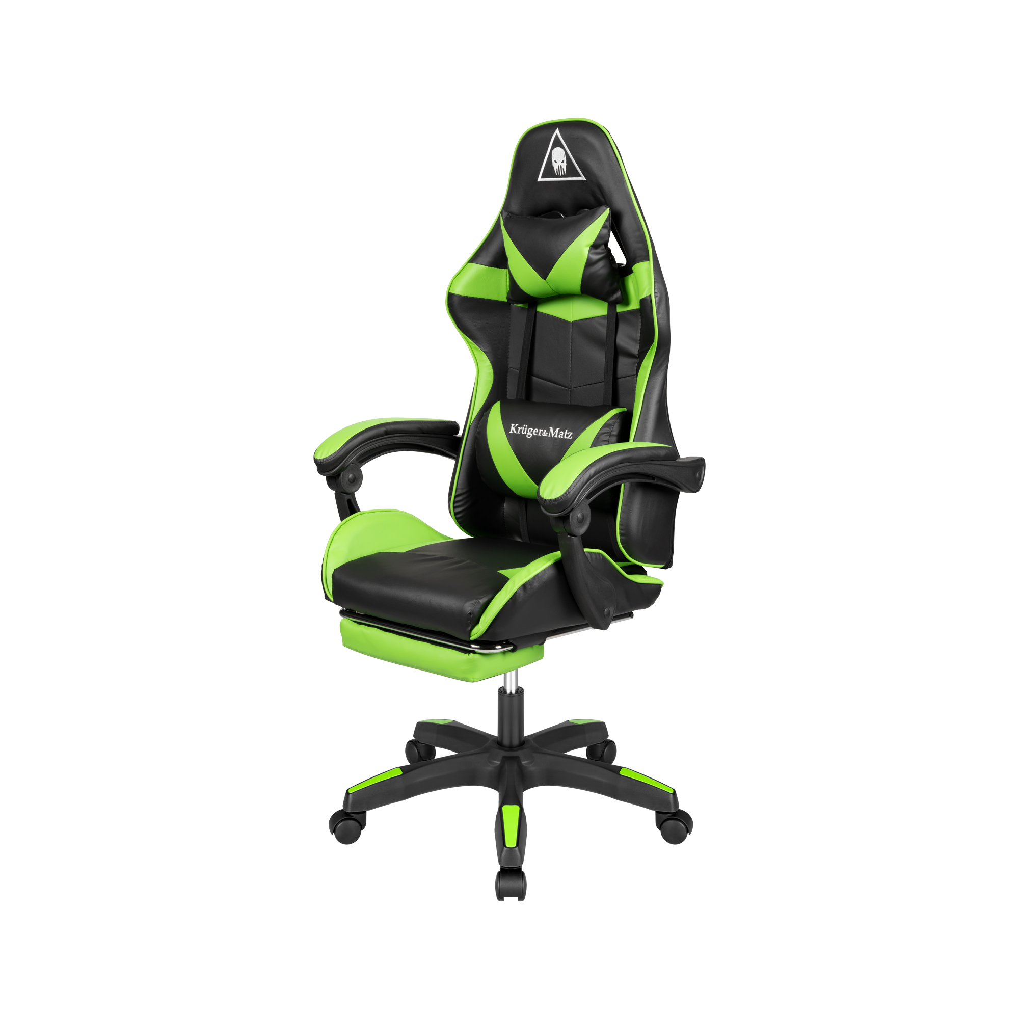 Herná stolička Kruger&Matz Warrior GX-150 čierno-zelená