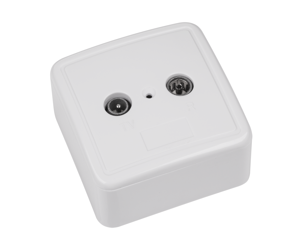 CABLETECH TV zásuvka KL9601P priechodná