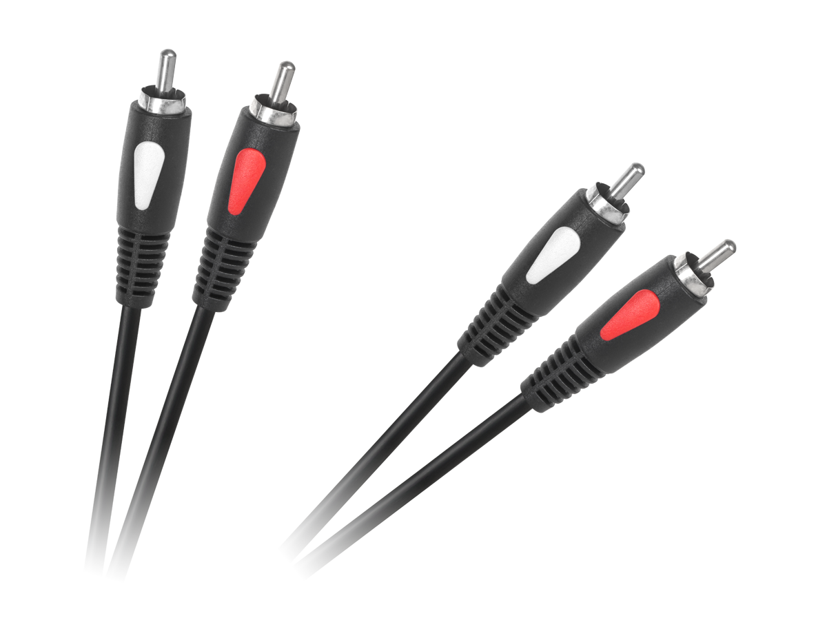 CABLETECH Prepojovací kábel RCA 2x - RCA 2x, 10m Eco-line