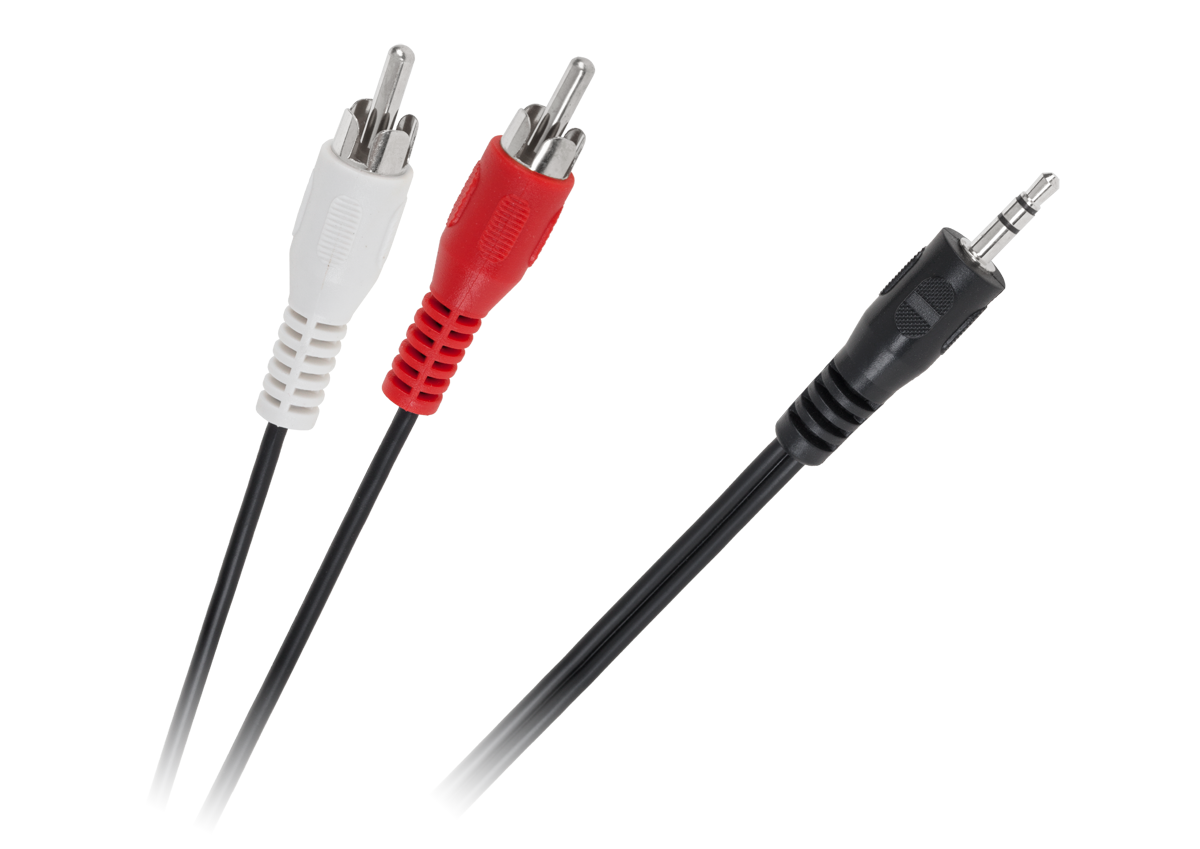 Audio kábel Jack 3,5 mm na 2x RCA 1,2 m L-KPO2747-1-2