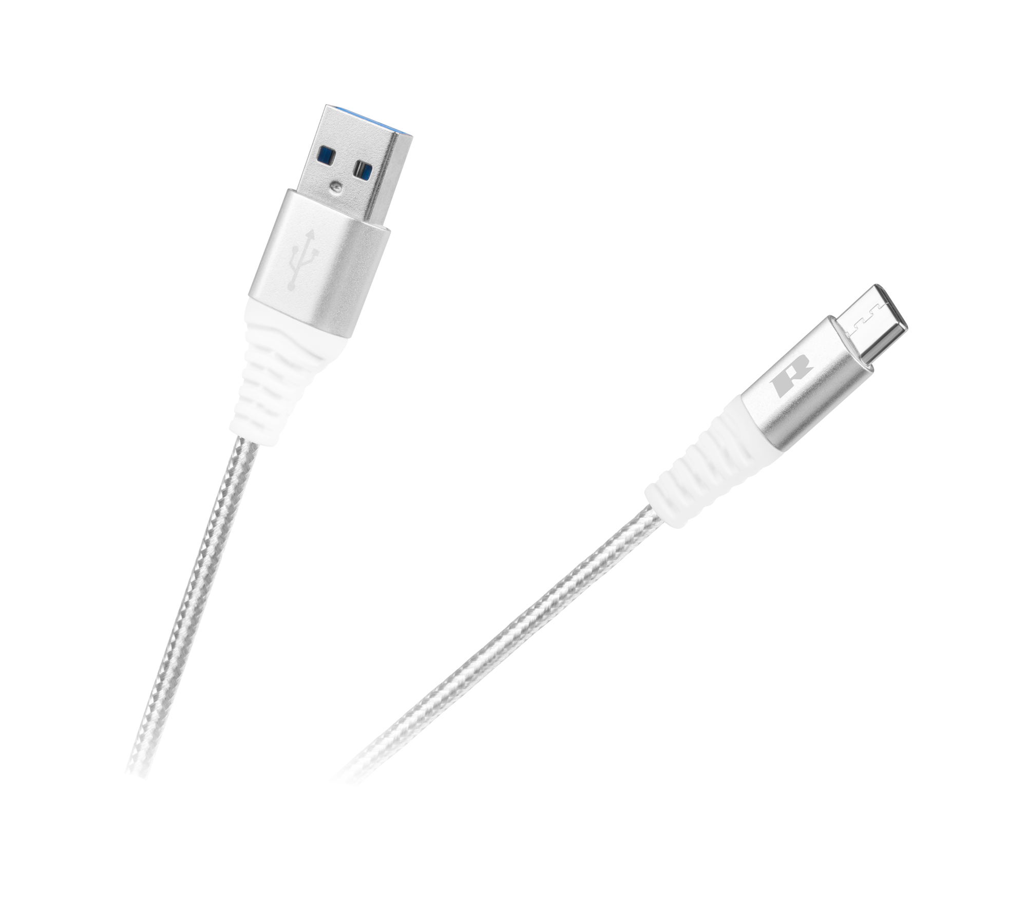 Rebel USB A - USB C 0,5m biely RB-6001-050-W