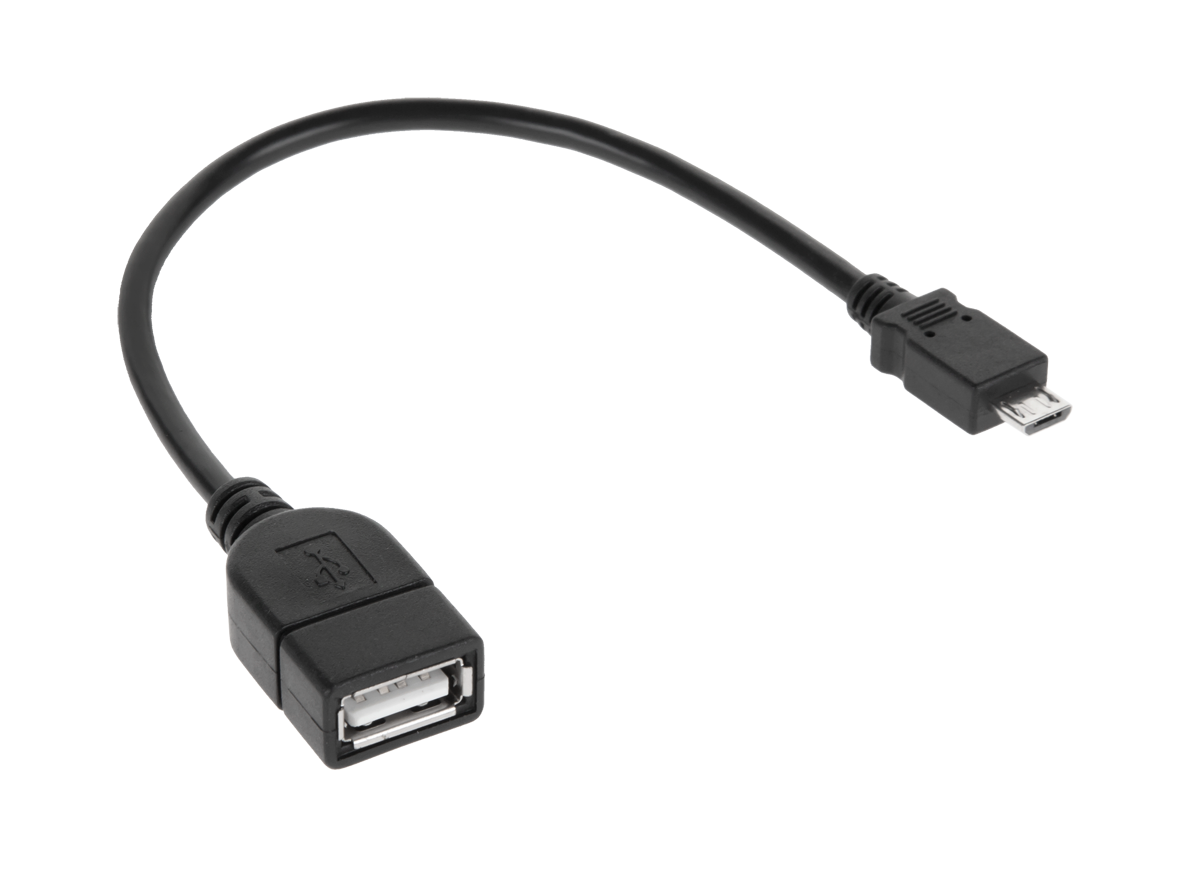CABLETECH USB A - Micro USB redukcia 20cm KPO2907