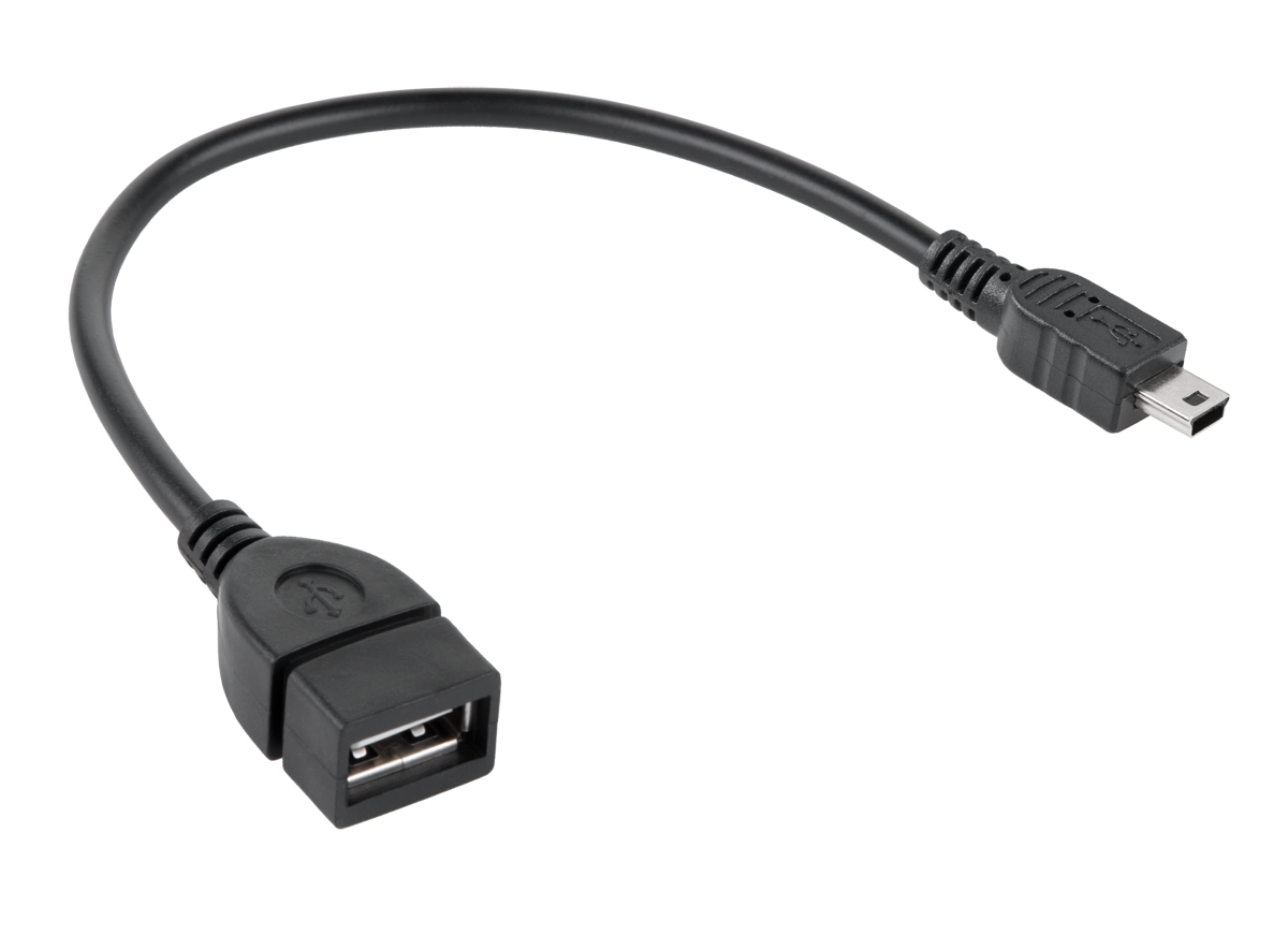 CABLETECH USB A - mini USB 20cm KPO2909