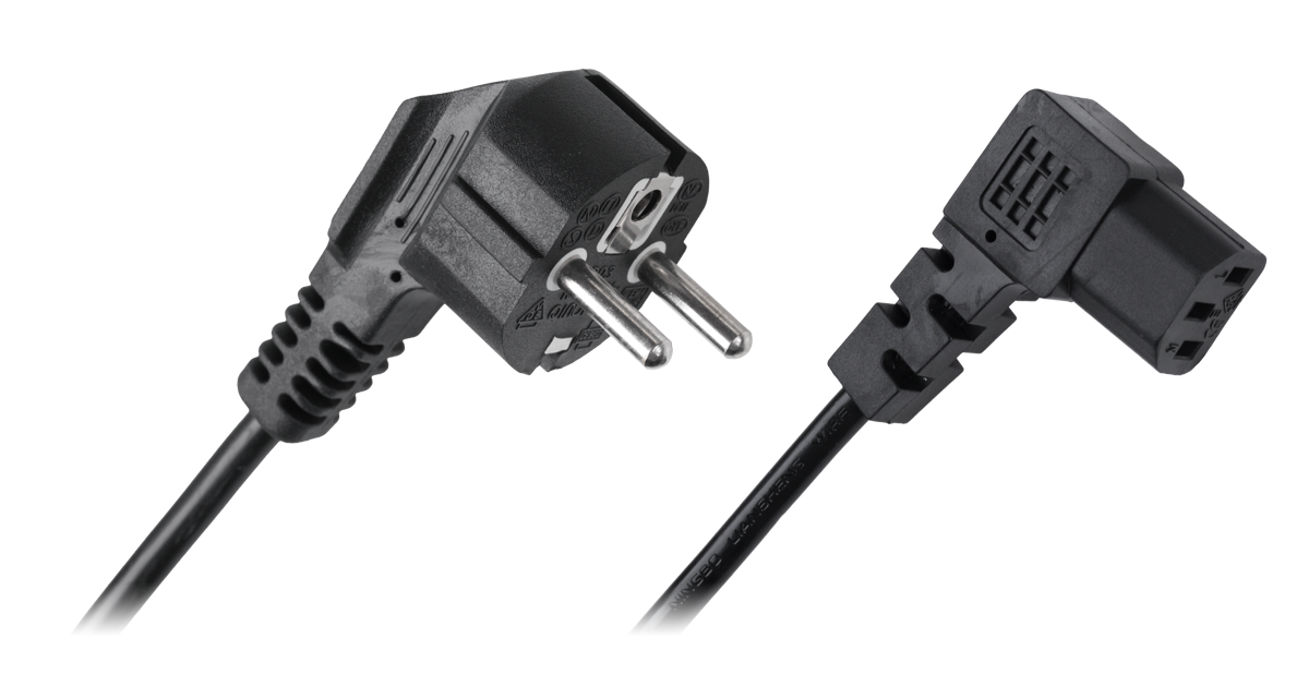 CABLETECH Napájací kábel rohový 1,5m KPO2772-1,5