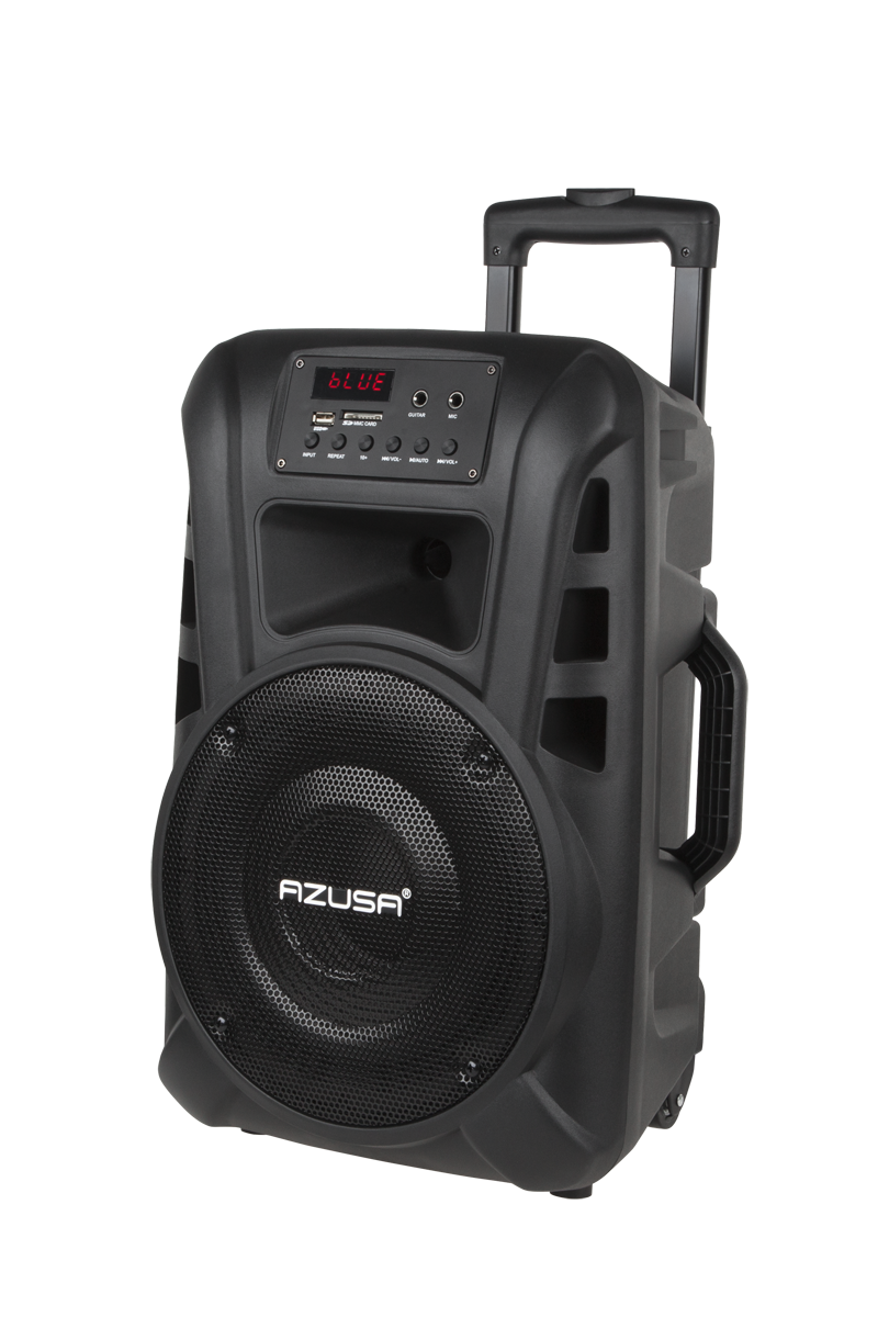 AZUSA Aktívny reproduktor 40W (s 2 bezdrôtovými mikrofónmi, SD, Bluetooth, USB)