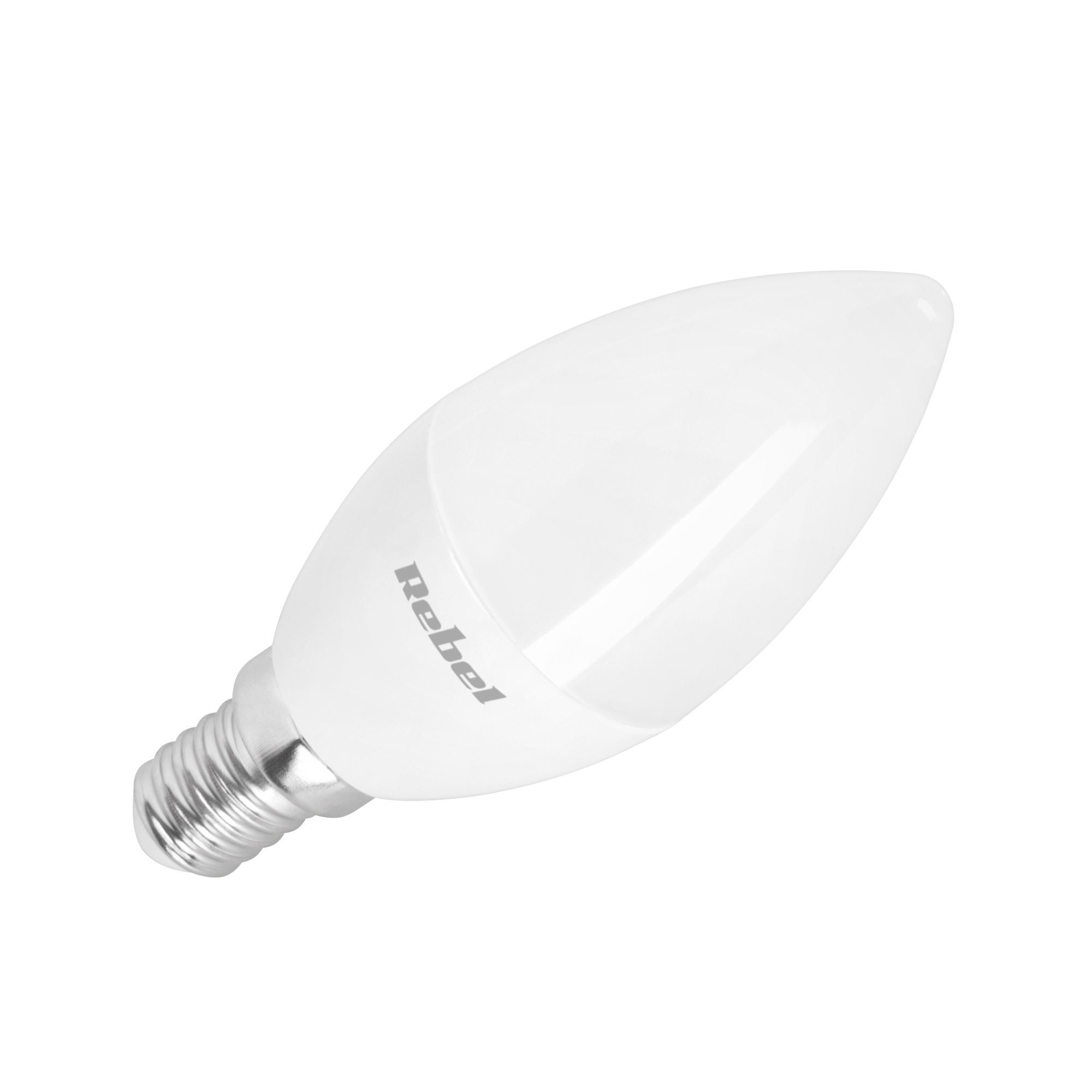 LED žiarovka E14 6W 4000K 230V svieca Rebel