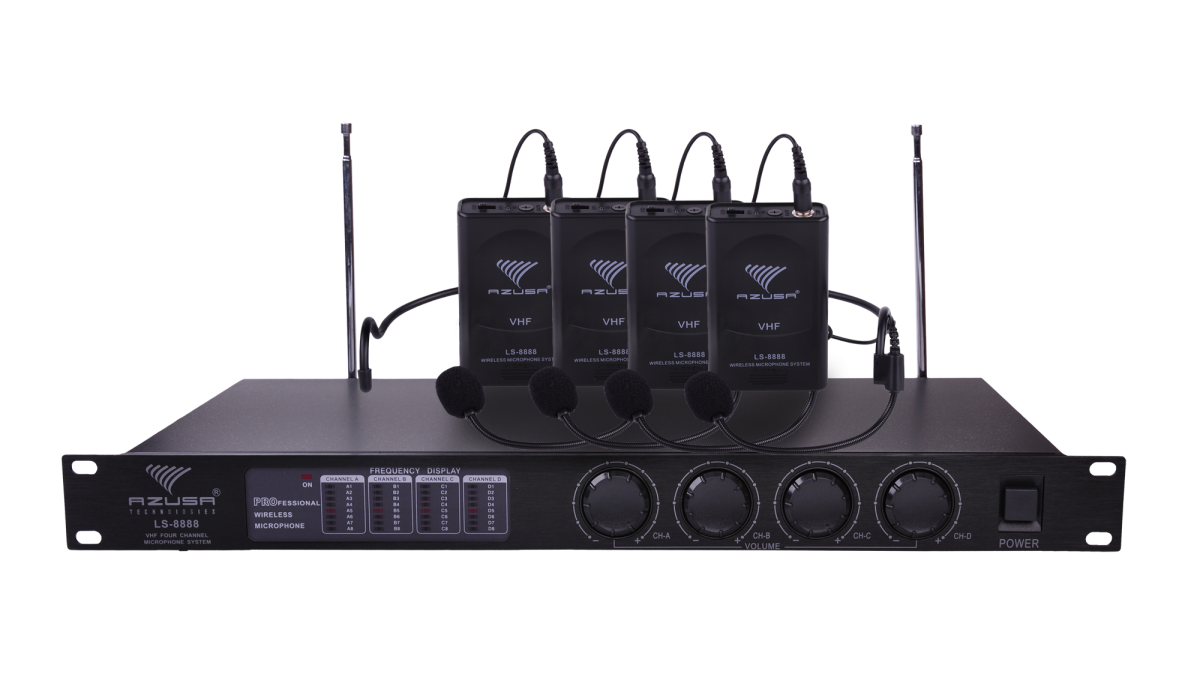 Klopový mikrofón 4ks AZUSA LS-8888