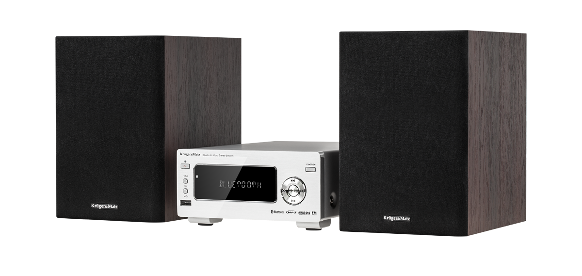 Mikrosystém Kruger&Matz KM1663 s USB portom, Bluetooth a FM rádiom