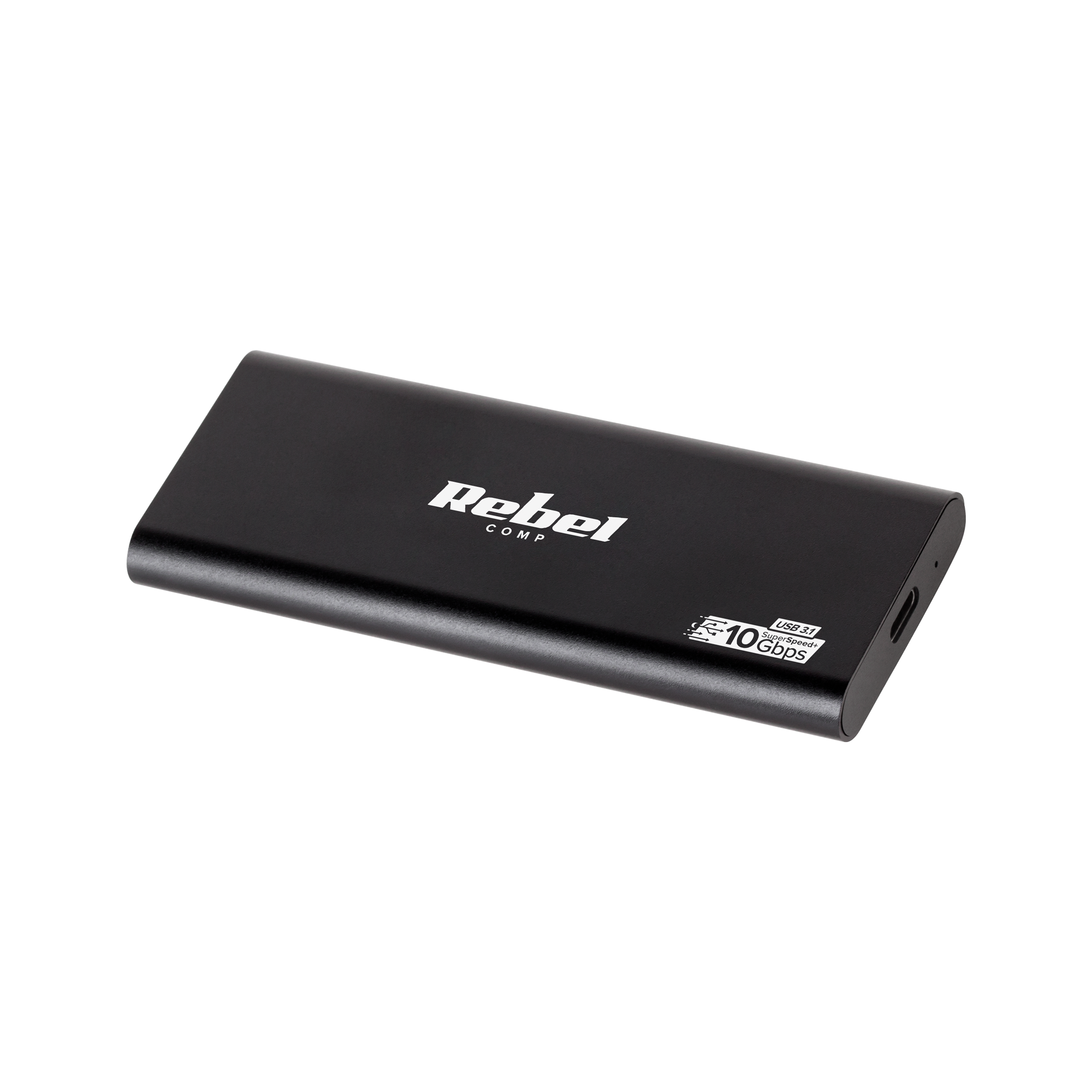 Rebel Externý SSD disk M2 USB typ C 3,0 hliníkový