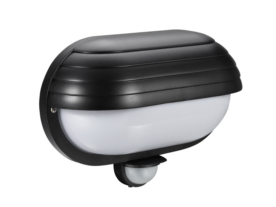 Vonkajšie nástenné svietidlo so senzorom pohybu E27 IP44 60 W L-URZ0803