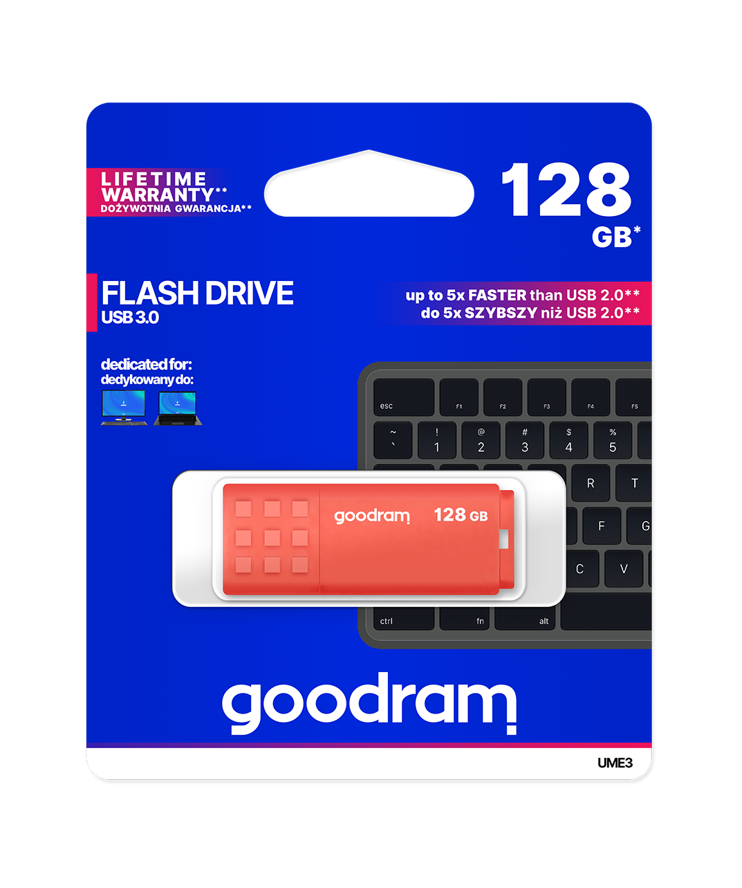USB kľúč Goodram UME3 128 GB L-TGD-UME31280O0R11