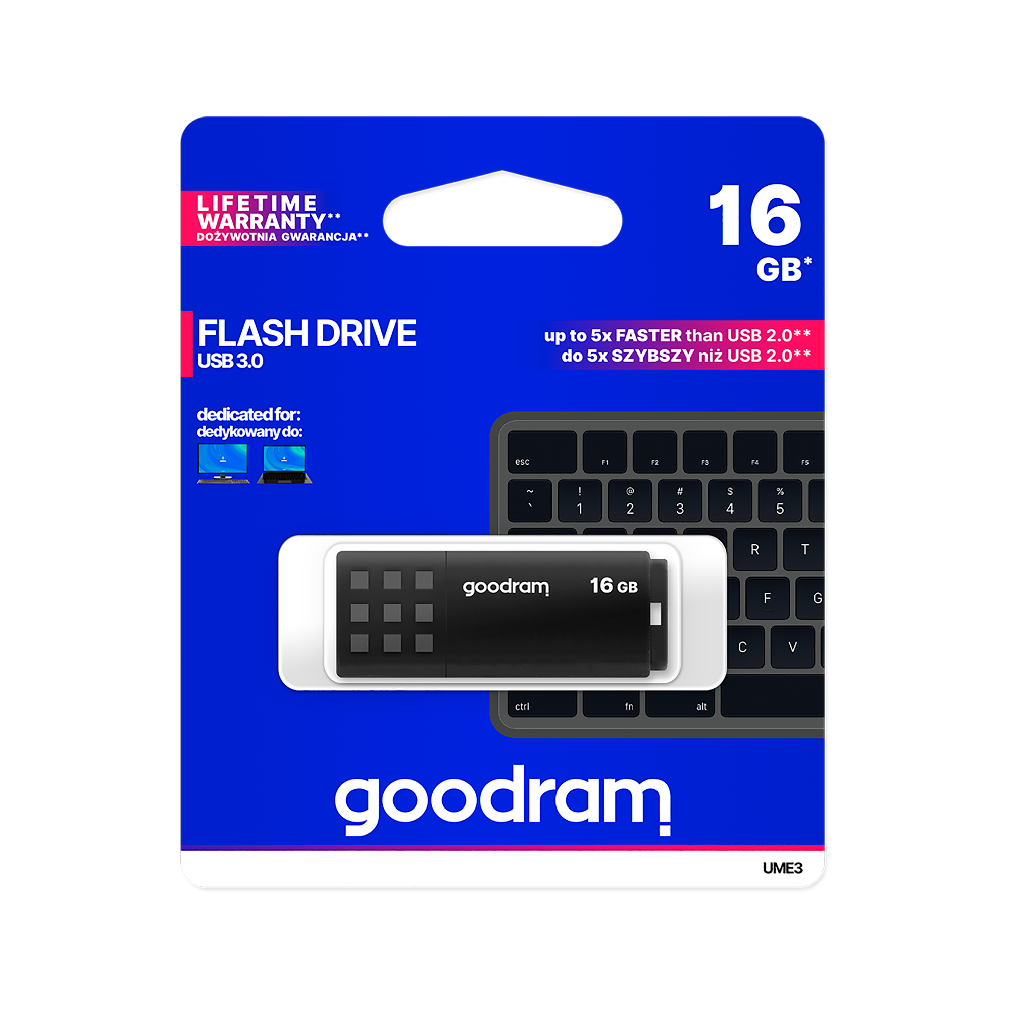 goodram USB kľúč 16GB TGD-UME30160K0R11