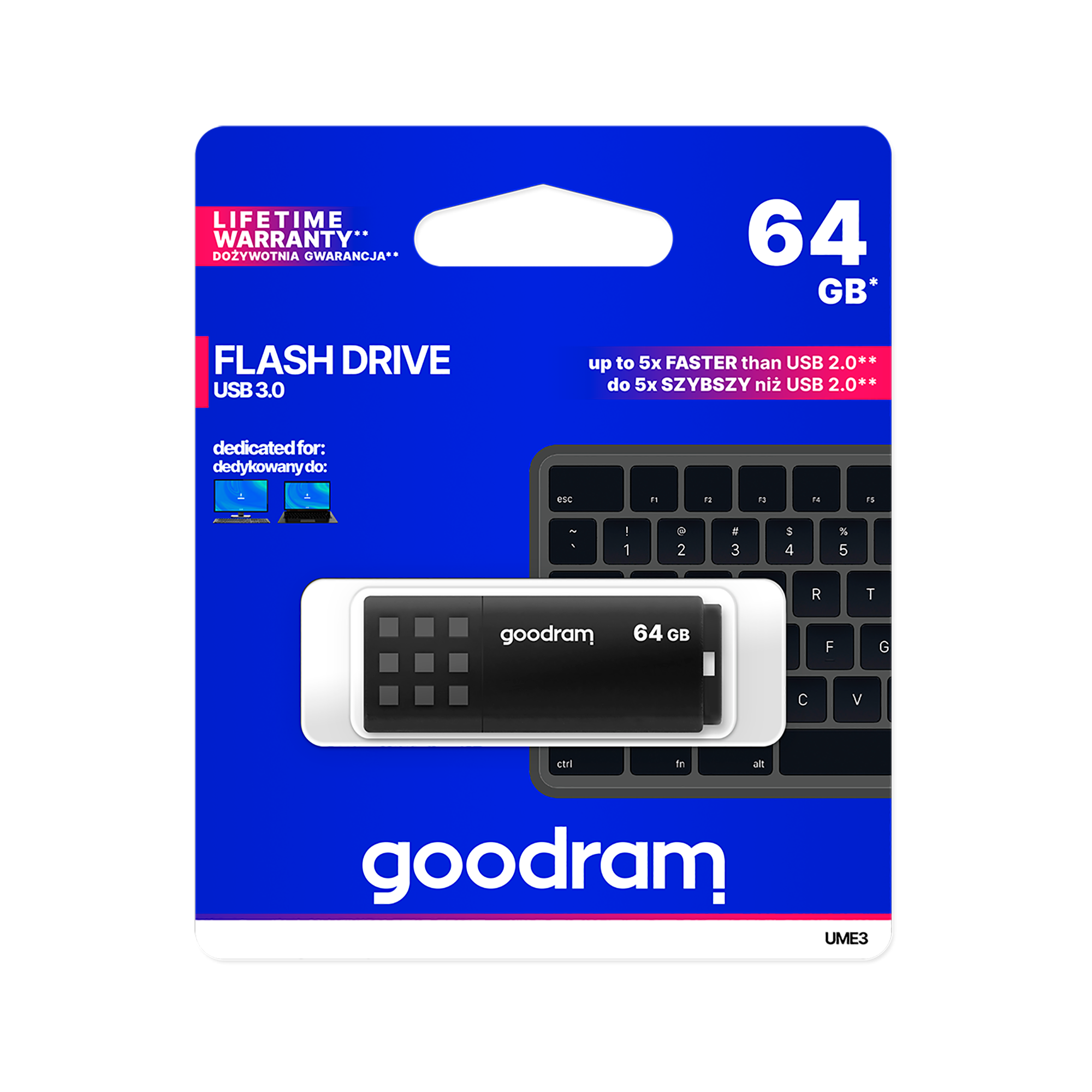 goodram USB kľúč 64GB TGD-UME3-0640K0R11