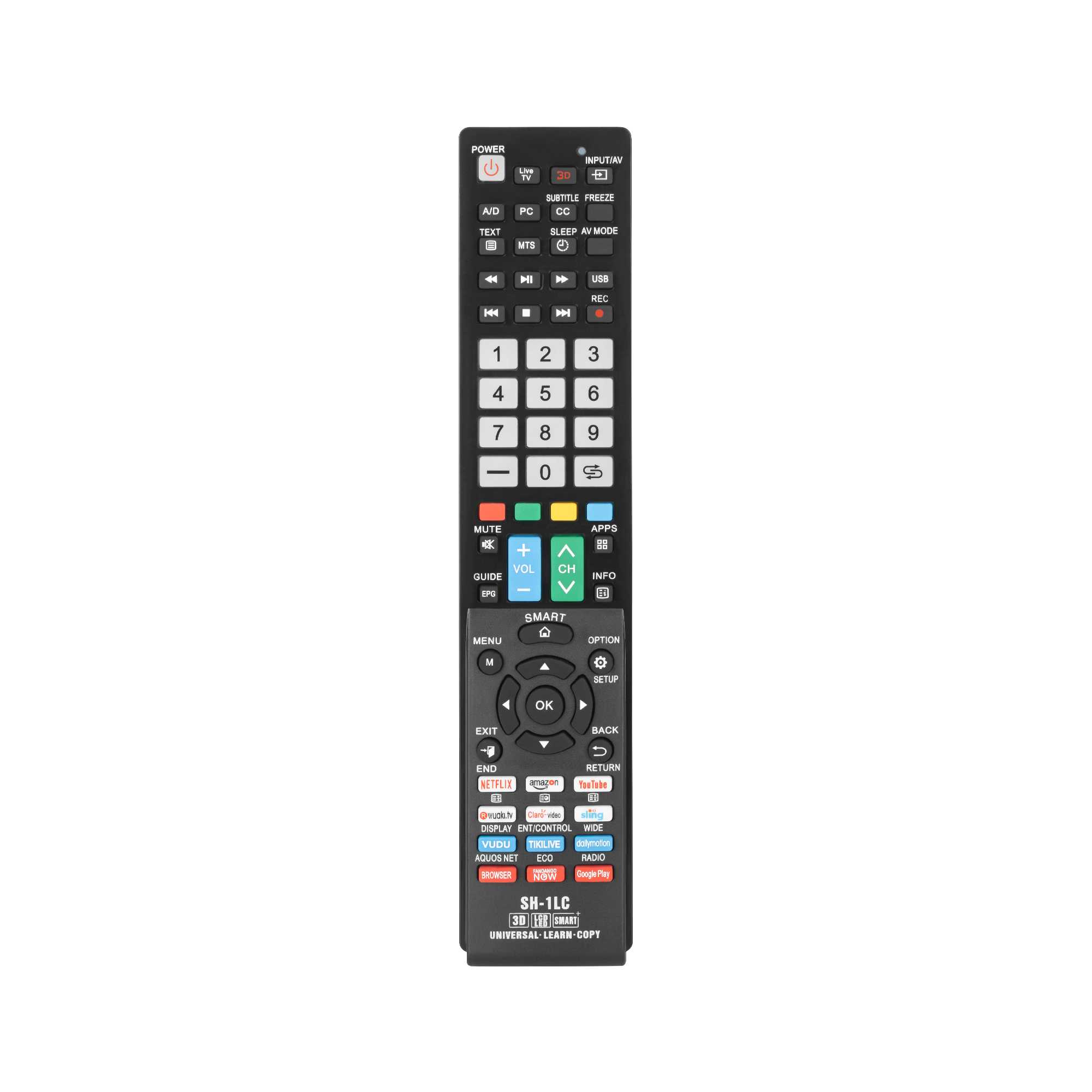 Náhradný diaľkový ovládač pre Sharp LCD/LED/HDTV L-PIL1044