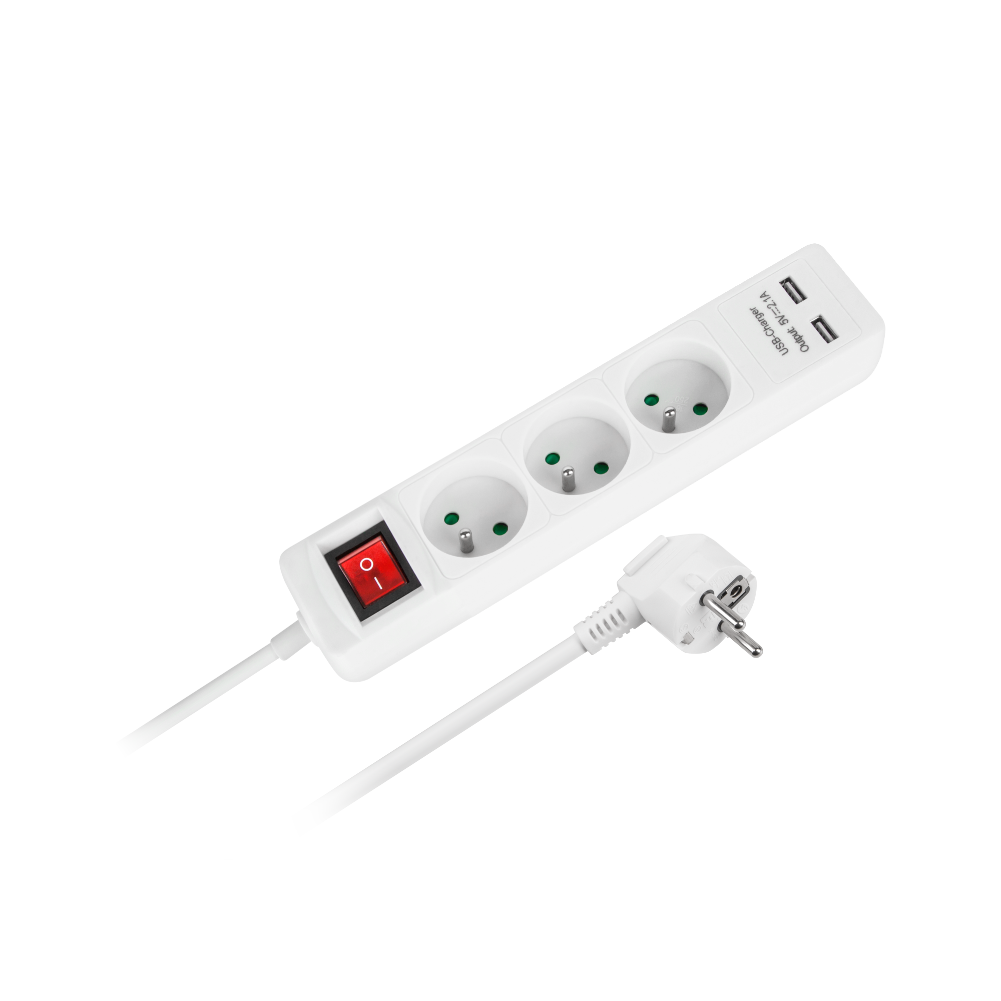 Rebel Predlžovačka s USB 3m URZ3202-3