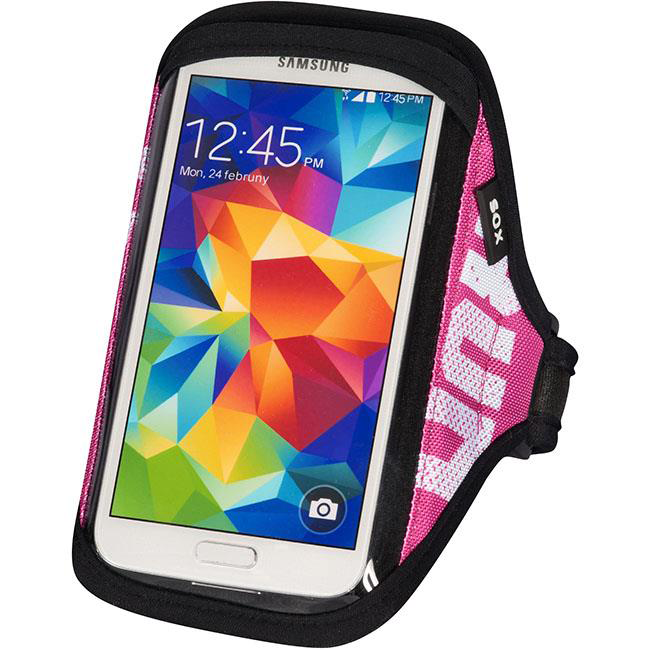 Športové puzdro na mobil SOX RUN AWAY L/XL 30-40cm ružová