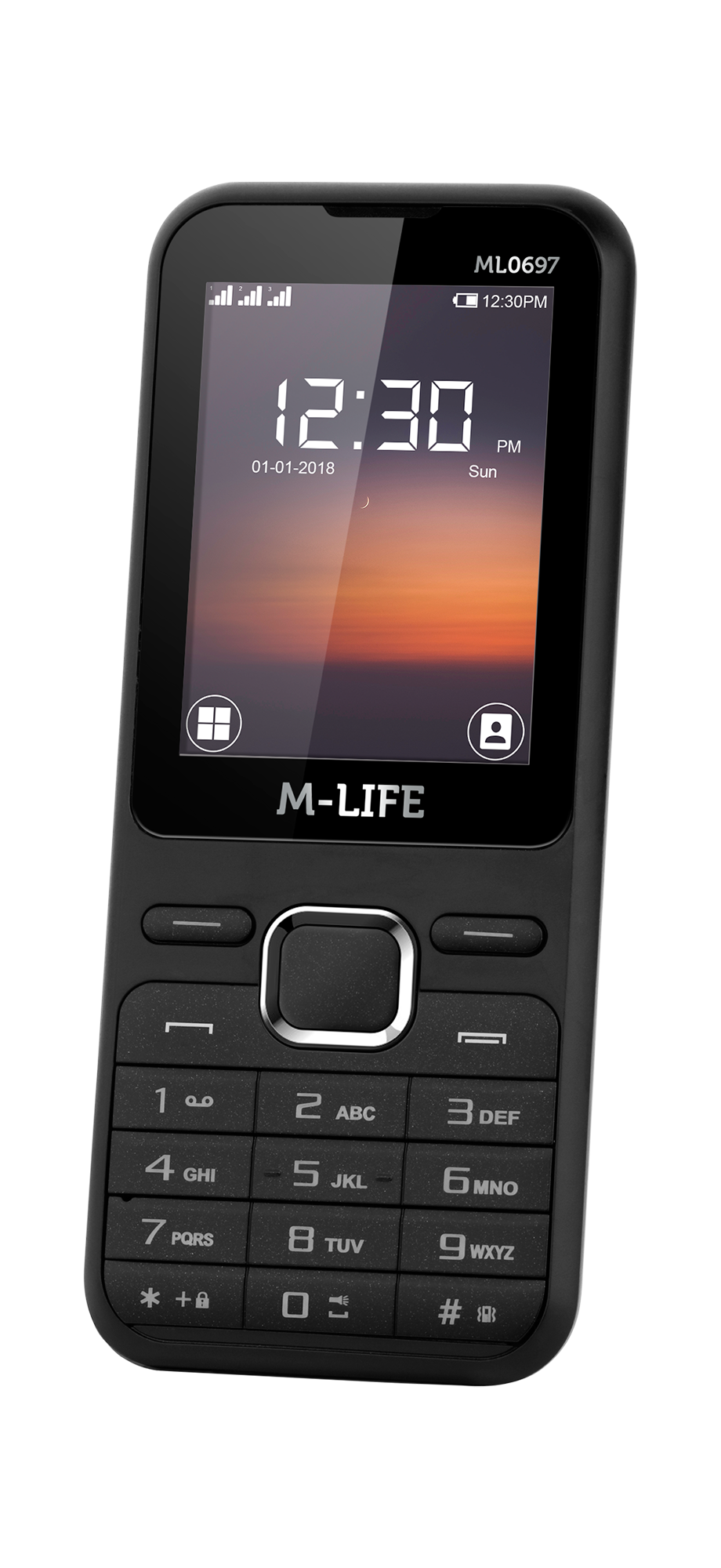 Telefón M-Life GSM ML697 čierny