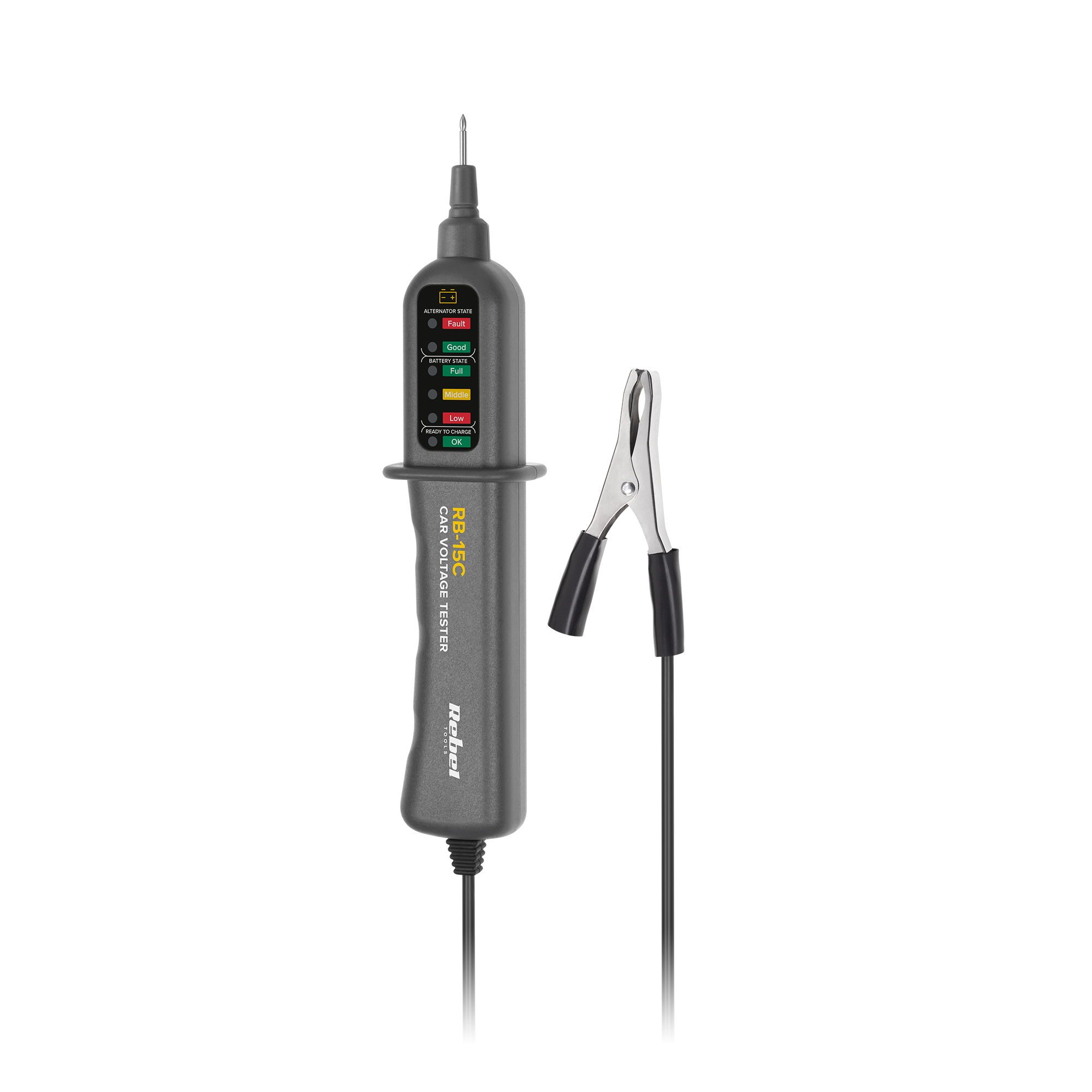 Rebel RB-15C tester autobatérie, 12 V L-MIE-RB-15C