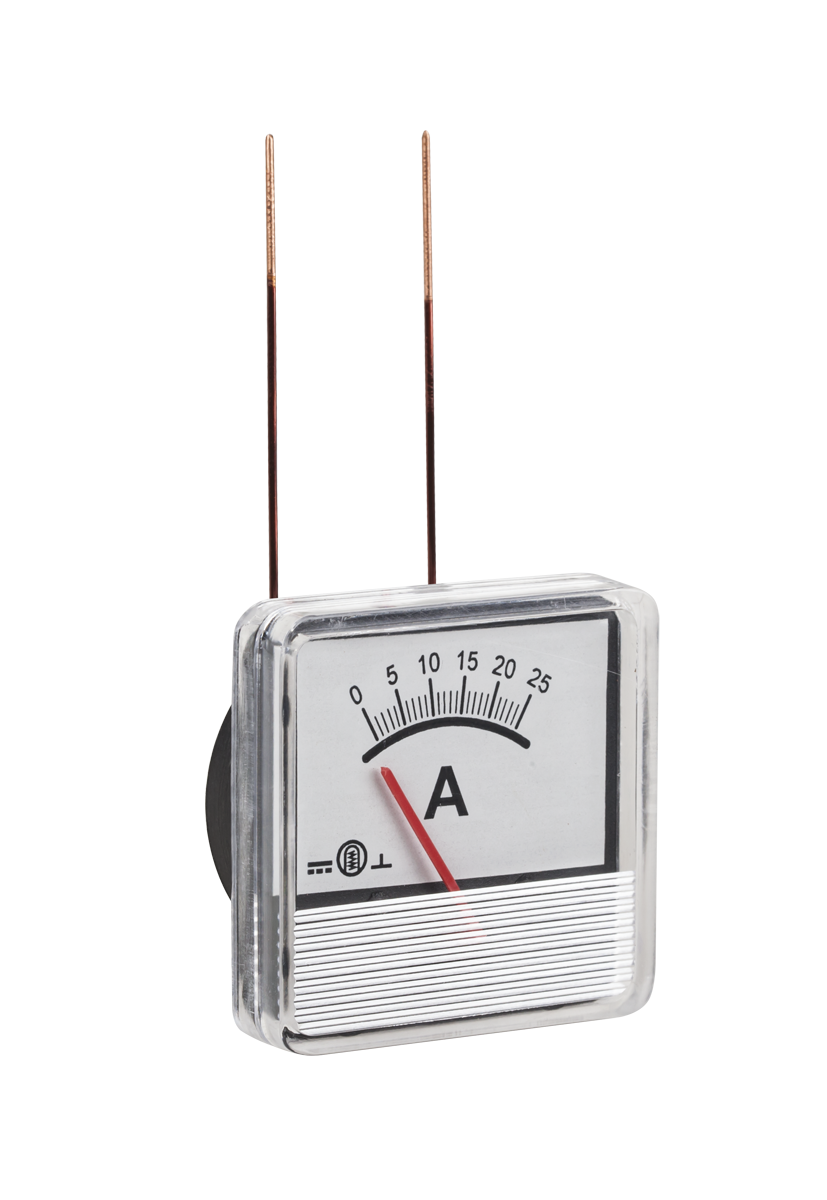 Analógový panelový ampérmeter 0–25 A WP25 L-MIE2141