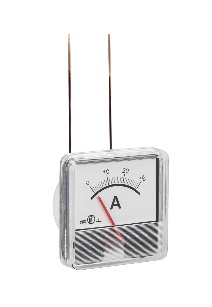 Analógový panelový ampérmeter 0–30 A WP30 L-MIE2135