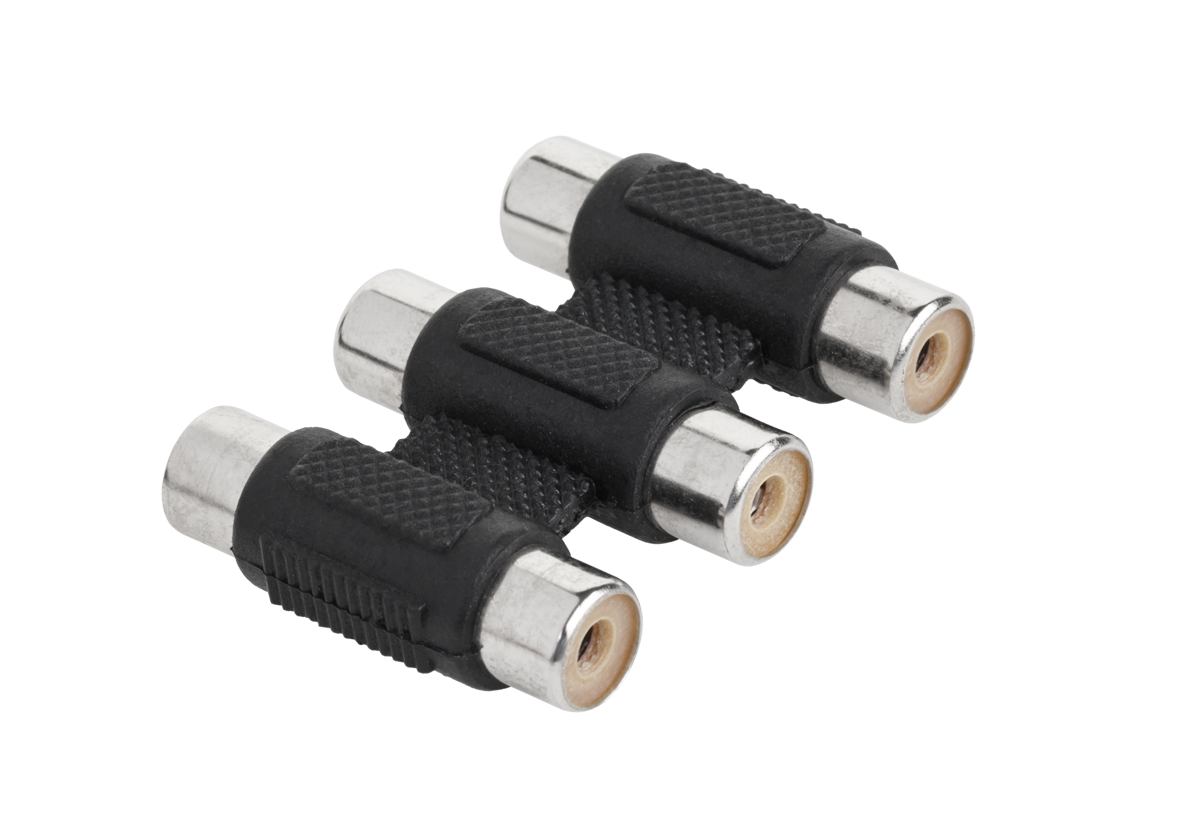 Cinch spojka 3x RCA samica-samica L-ZLA0858
