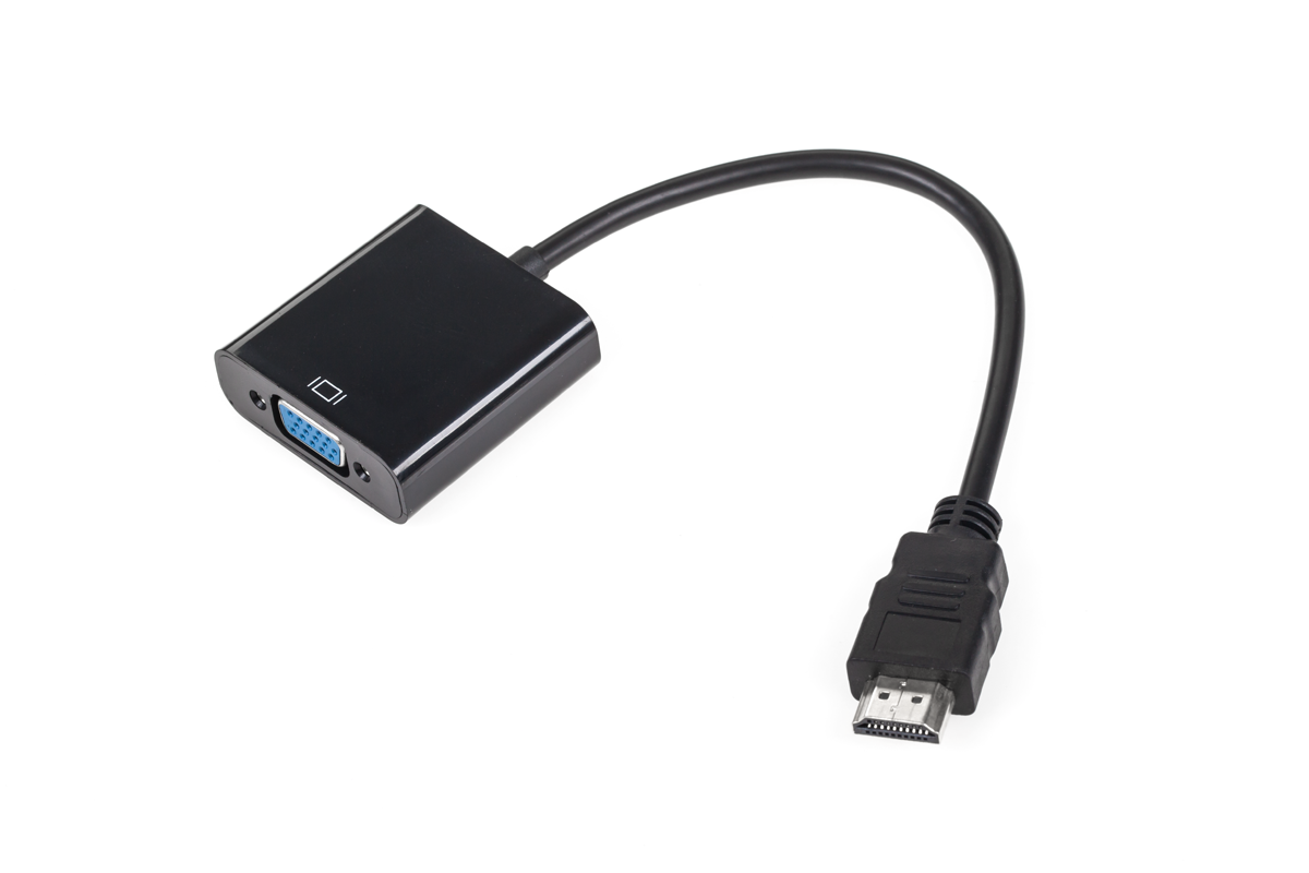 Adaptér HDMI na VGA s audio L-KOM0843