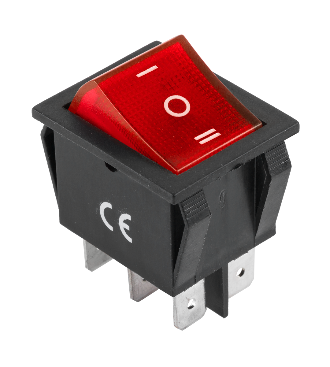 Kolískový prepínač IRS-203 ON-OFF-ON 6-PIN L-PRK0046