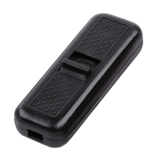 CABLETECH Medzišnúrový vypínač Čierny 2A/250V PRK0069