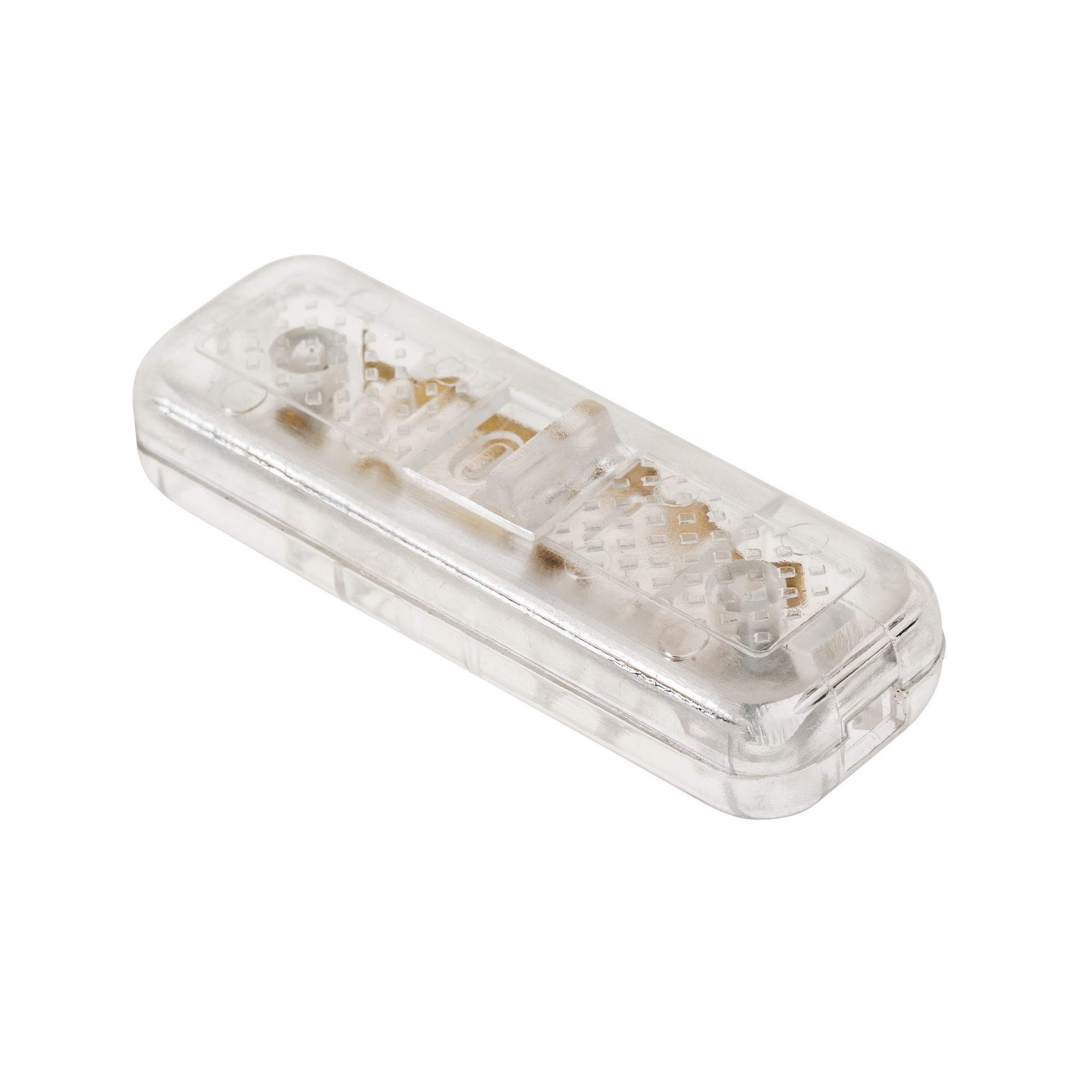 CABLETECH Medzišnúrový vypínač 2,5A/250V priezračný