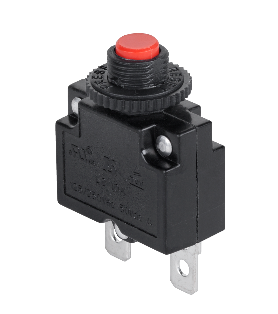 Tlačidlový spínač reset 230 V 10 A L-PRK0089