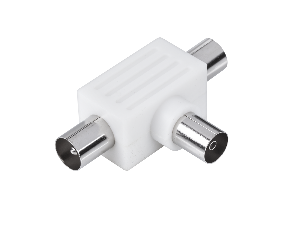 Anténny adaptér 1x IEC zdierka 2x IEC kolík L-ZLA0358