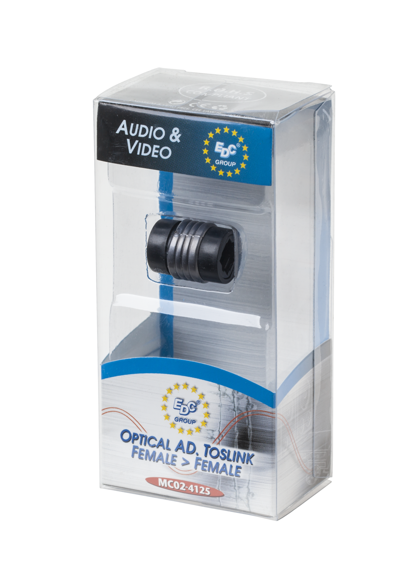 CABLETECH Konektor Toslink uhlový MC02-4125