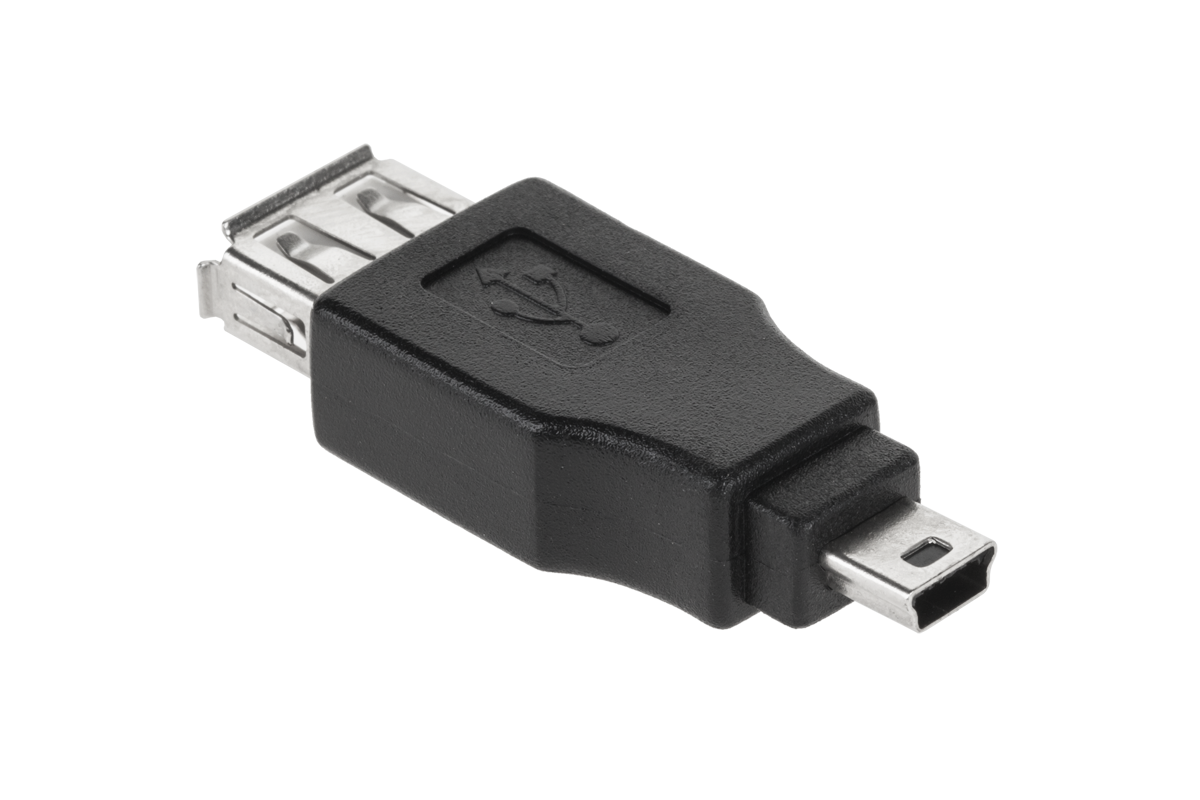 Redukcia mini USB 5-PIN na USB-A zásuvku L-ZLA0628