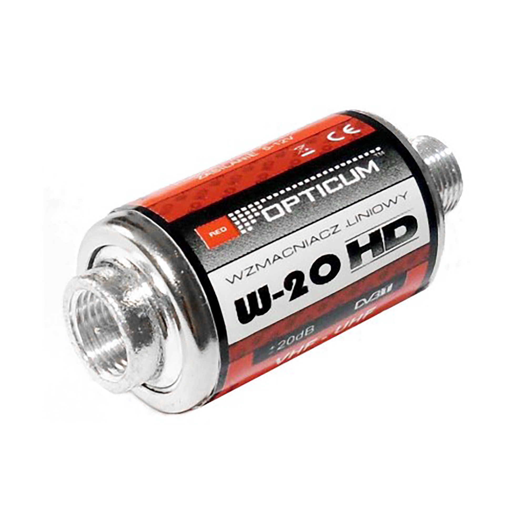 Anténny zosilňovač OPTICUM AX W-20 20 dB 5–12 V VHF/UHF L-URZ0632