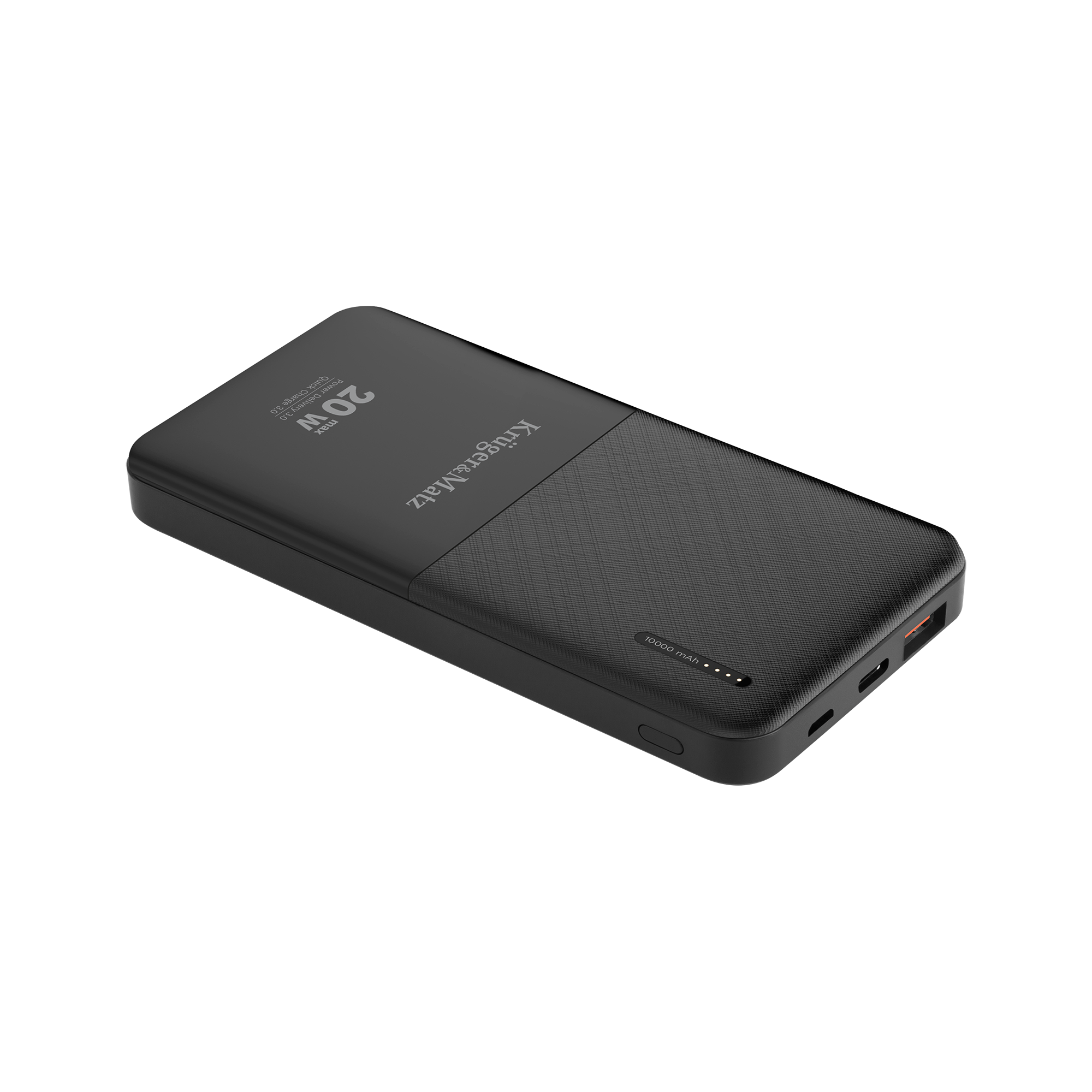 Power Bank 10000mAh Kruger&Matz Li-pol s funkciou QC a PD