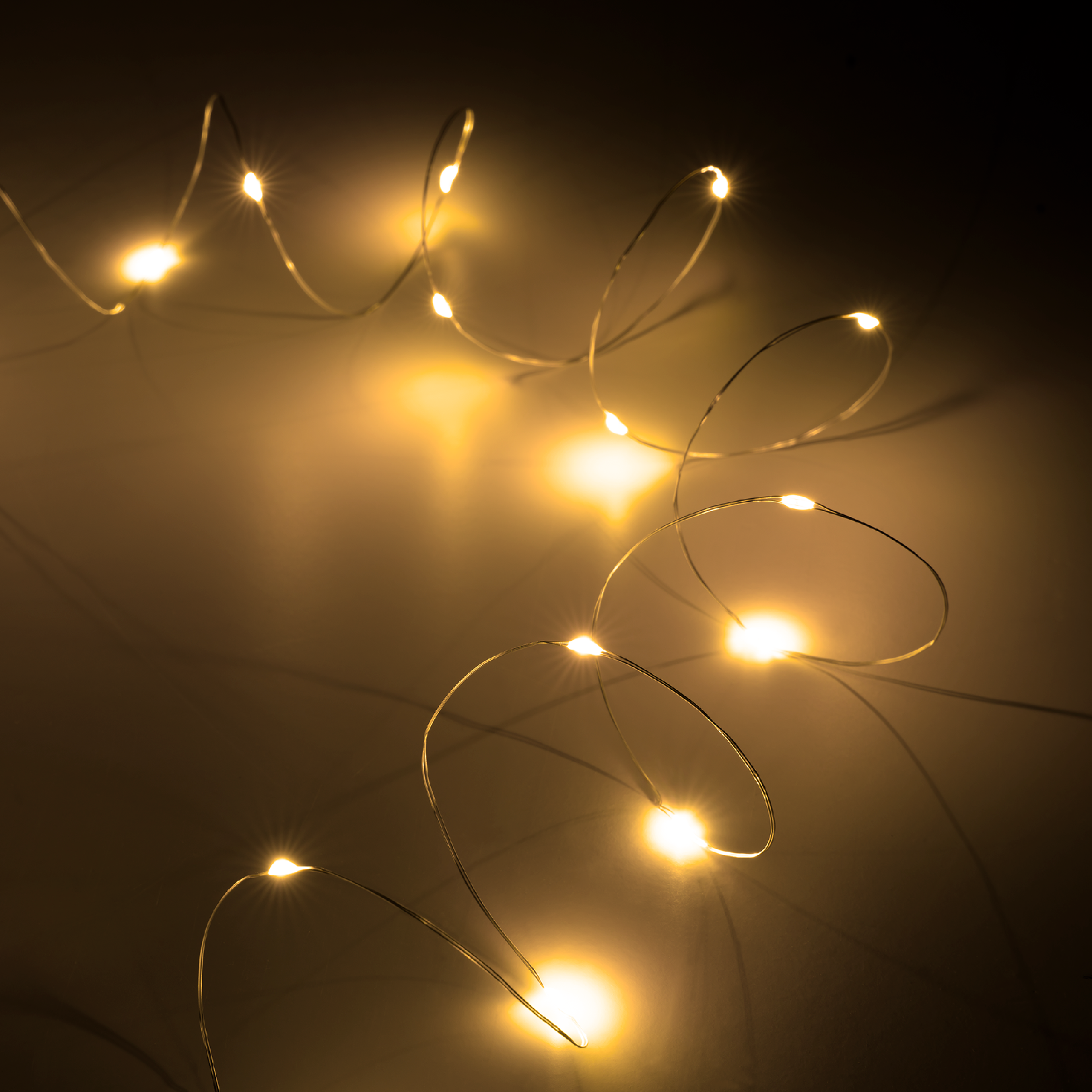 Vianočné LED svetielka na batérie 50 ks, teplá biela, 5,2 m L-ZAR0546