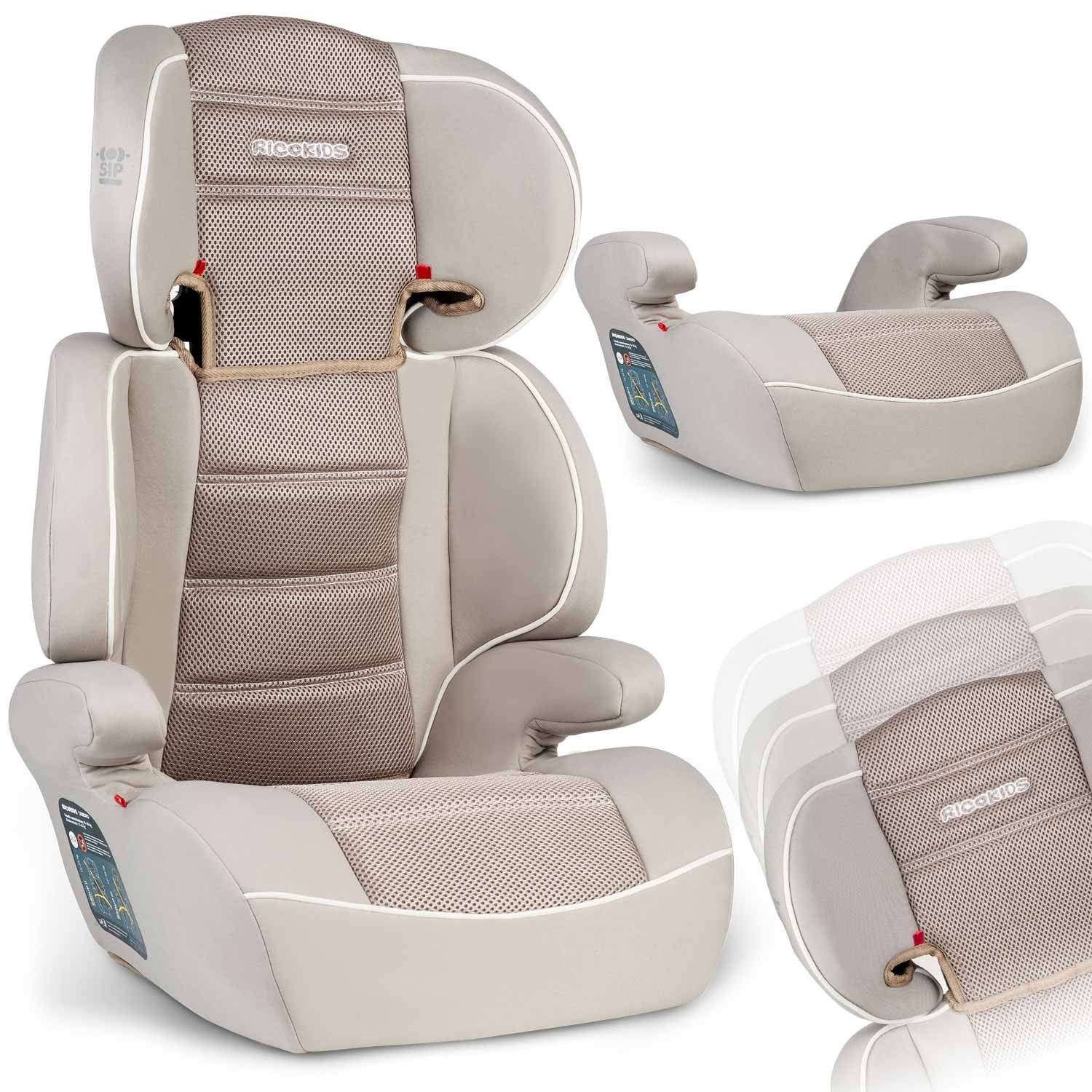 Ricokids Autosedačka Sandro - béžová