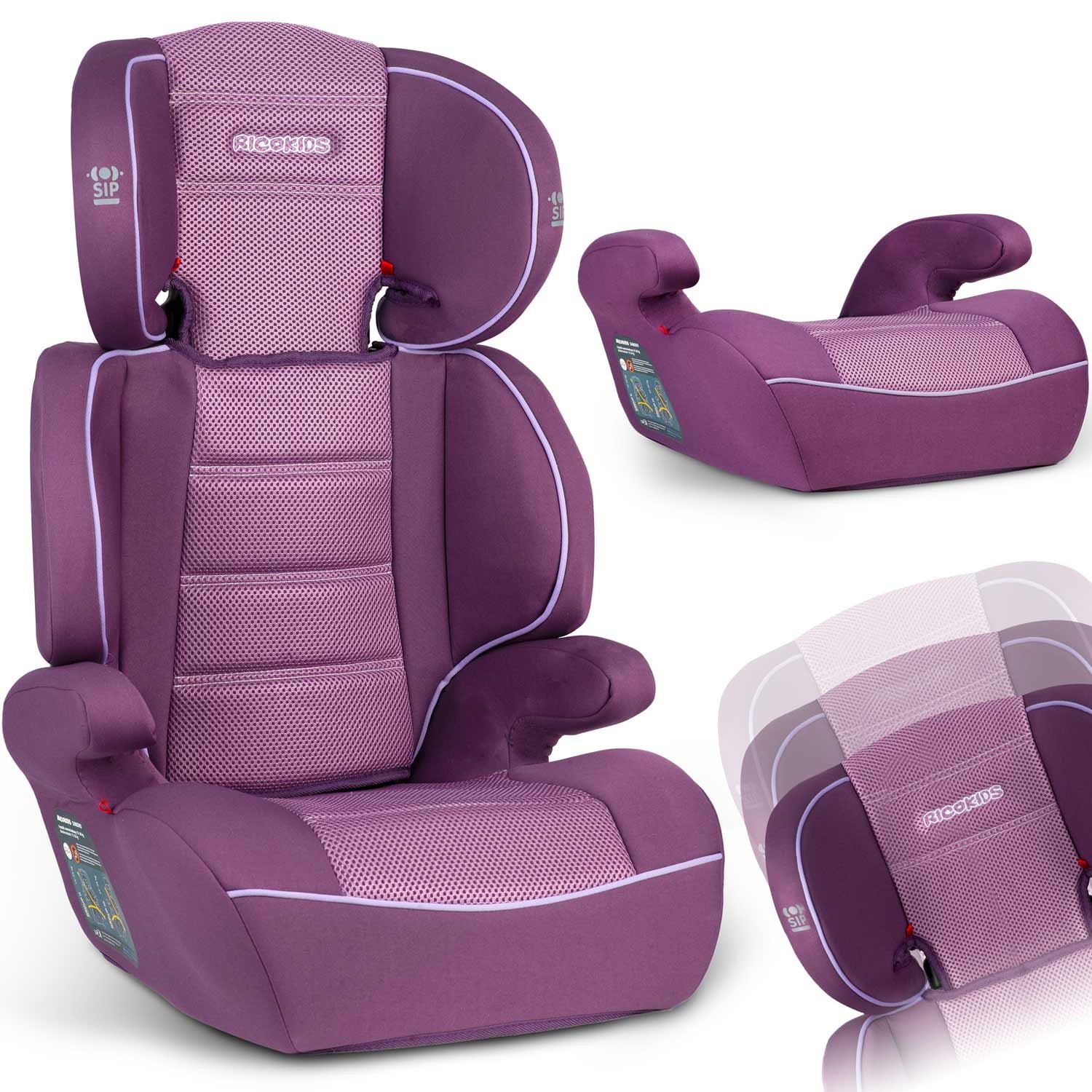 Ricokids Autosedačka Sandro - levanduľová