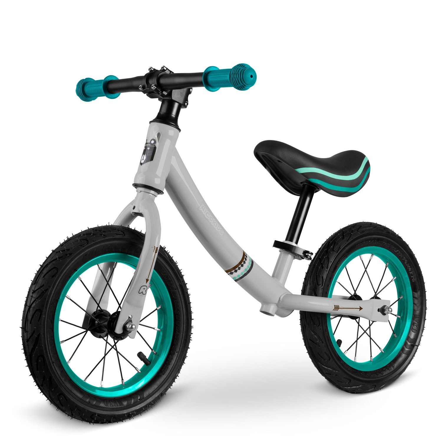 Ricokids Odrážadlo sivo tyrkysové
