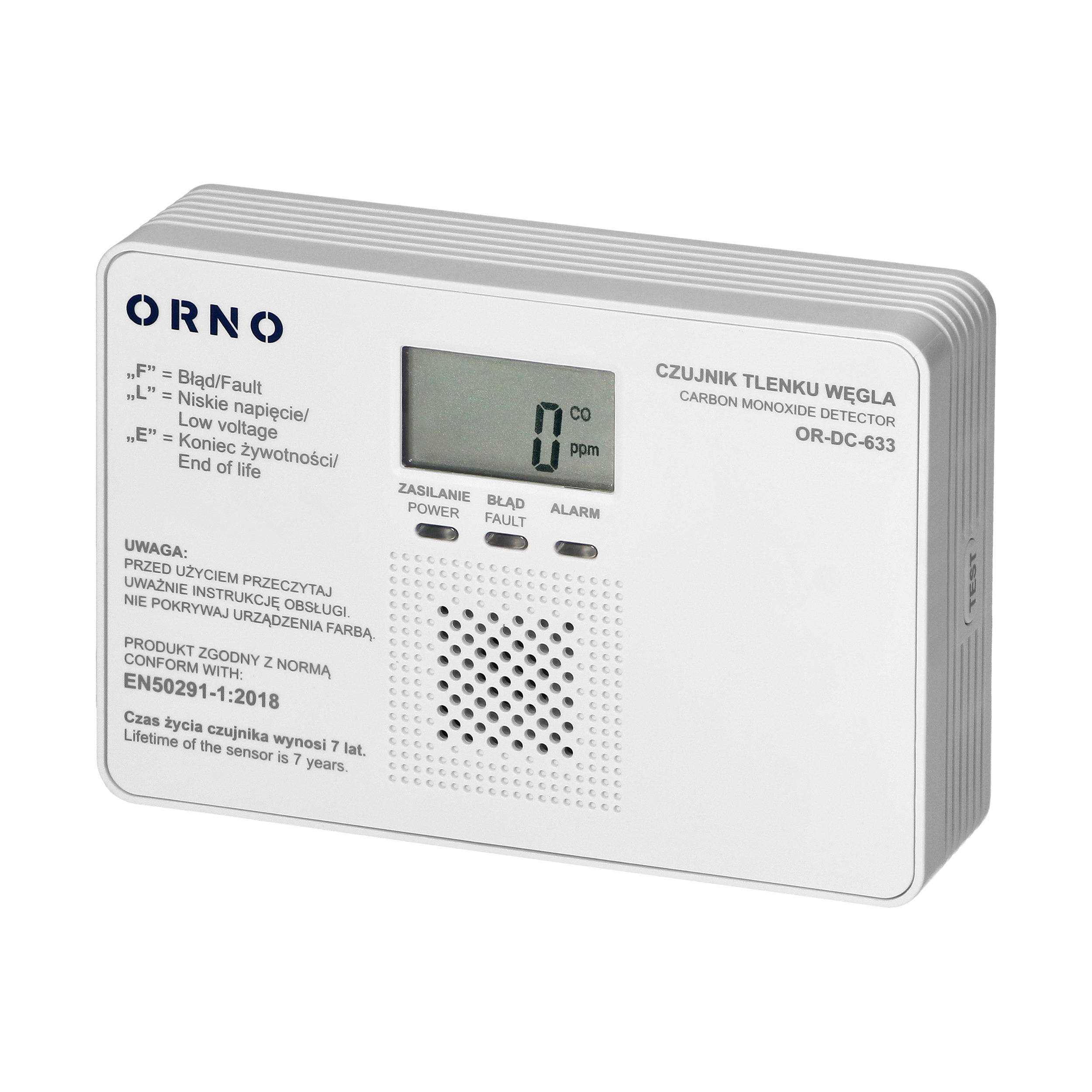 ORNO Detektor CO2 OR-DC-633T