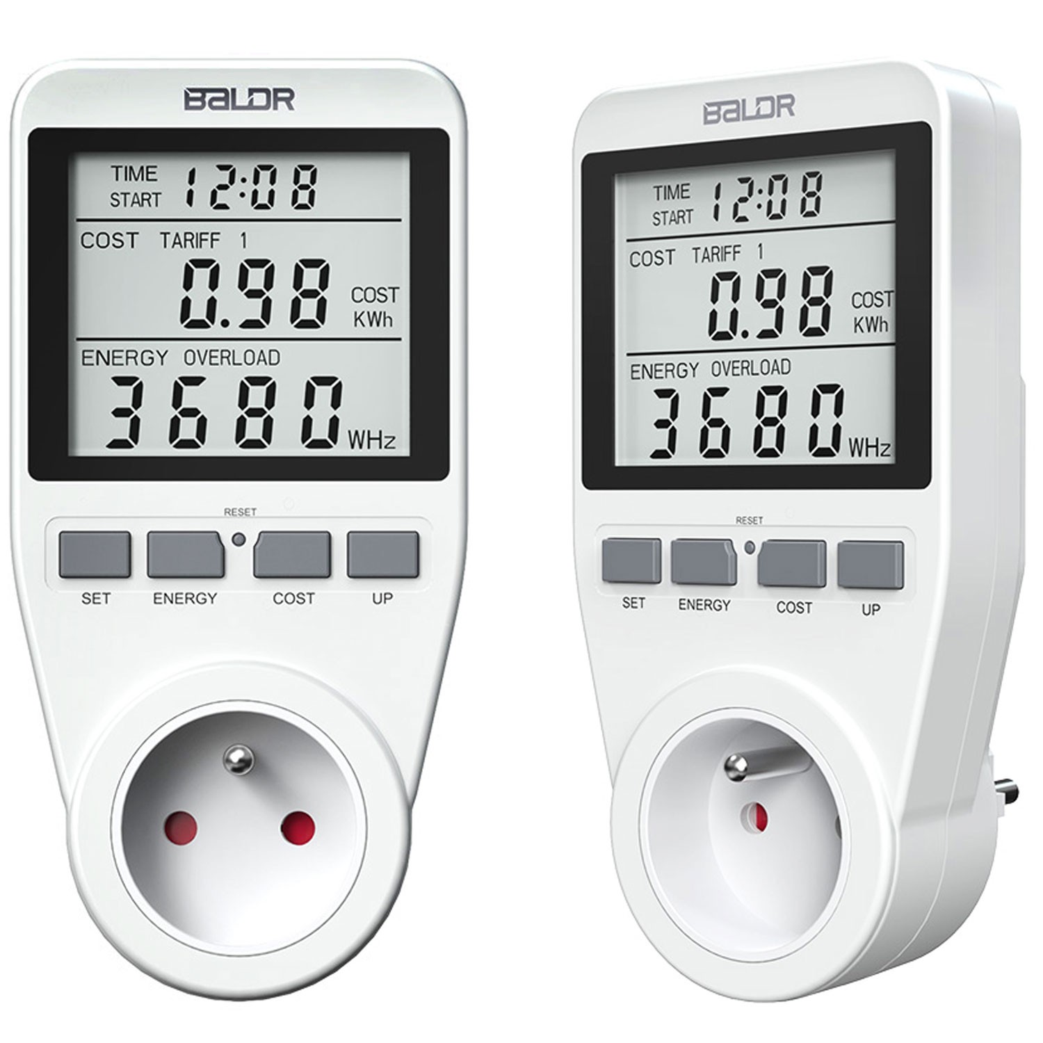 BALDR Wattmeter BD-990 biely