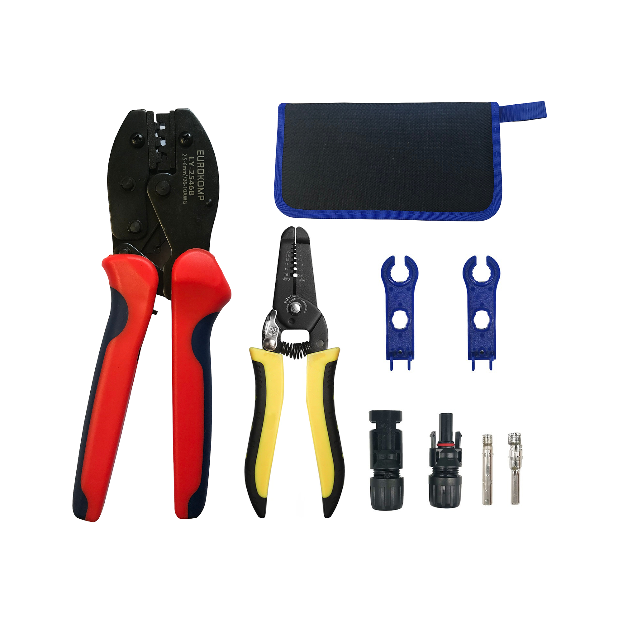 KEMOT Krimpovacie kliešte MC4 PV E6108