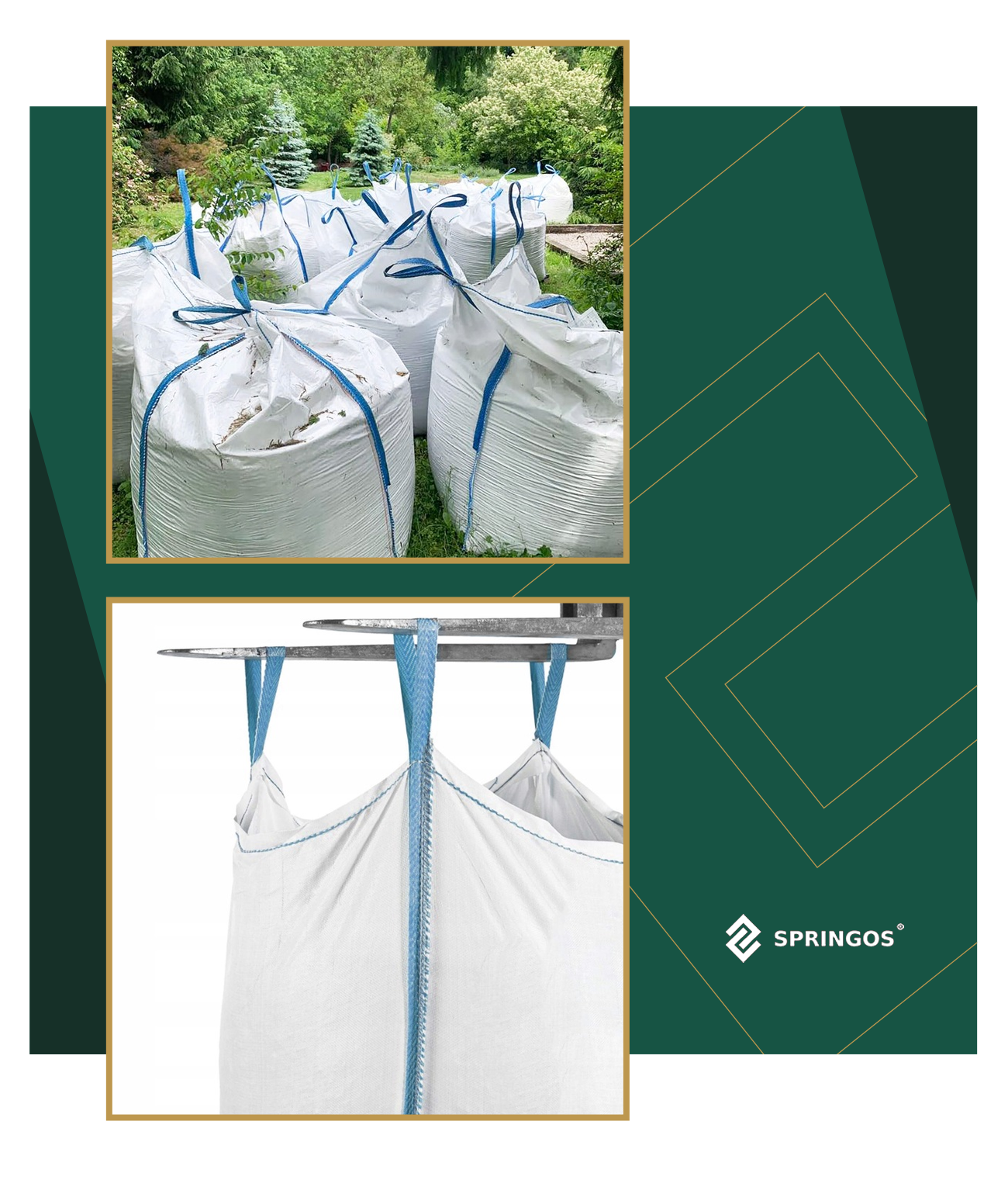 Big bag vrece na stavebný odpad 1000 kg 900 l S-GA0036