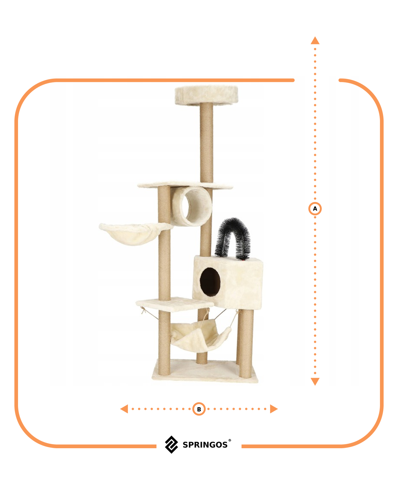 Springos Škrabadlo pre mačky PA1044