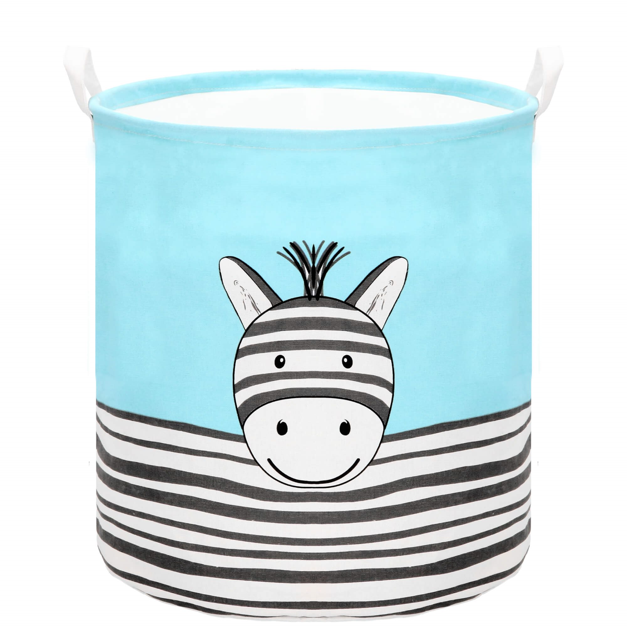 Úložný kôš na hračky 80 l zebra S-HA0109