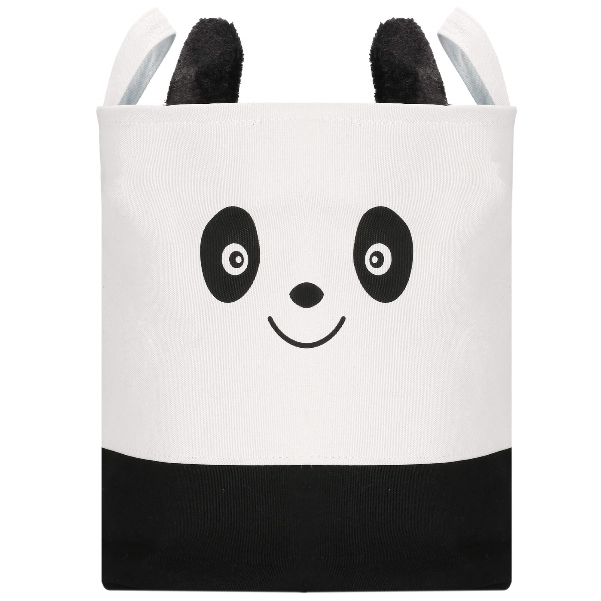 Úložný kôš na hračky s podložkou panda S-HA0134