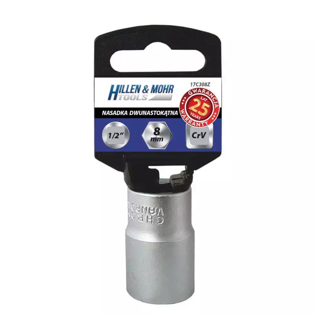 DEDRA-EXIM Hlavica 12-hran 1/2" 17 mm s držiakom