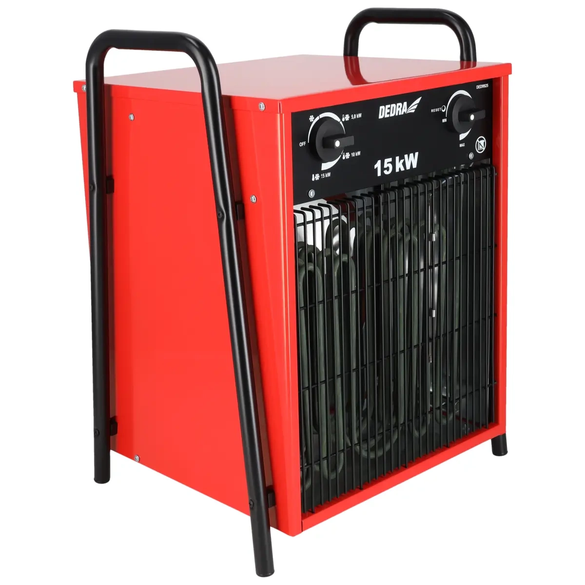 DEDRA-EXIM Elektrický ohrievač 15kW DED9925 Farba: Červená